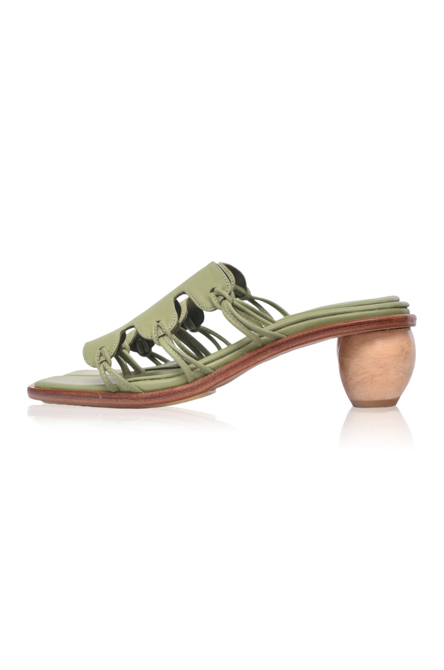 Zephyrine Round Heel Mules