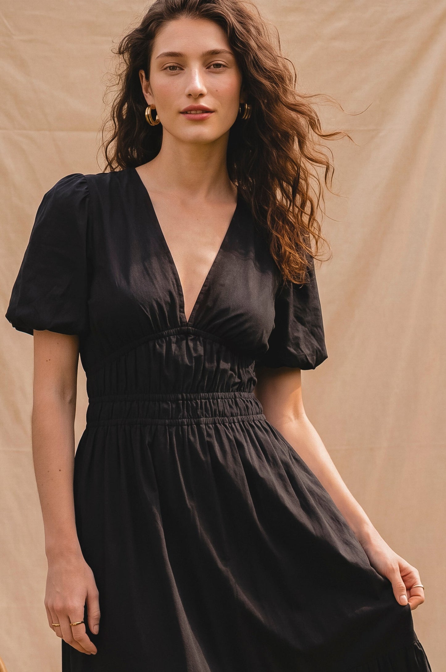 Ida Linen Midi Dress
