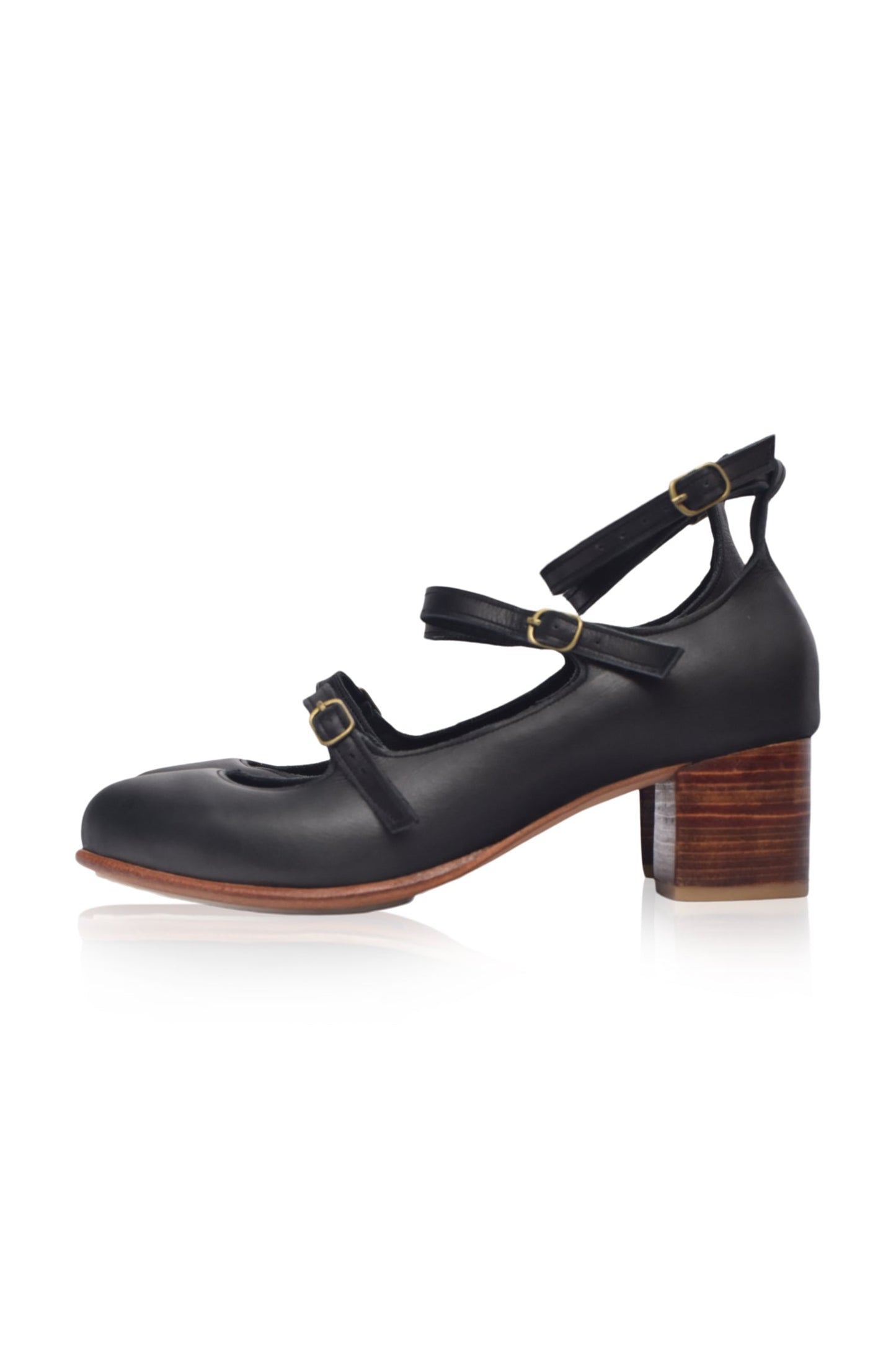 Halina Leather Heels