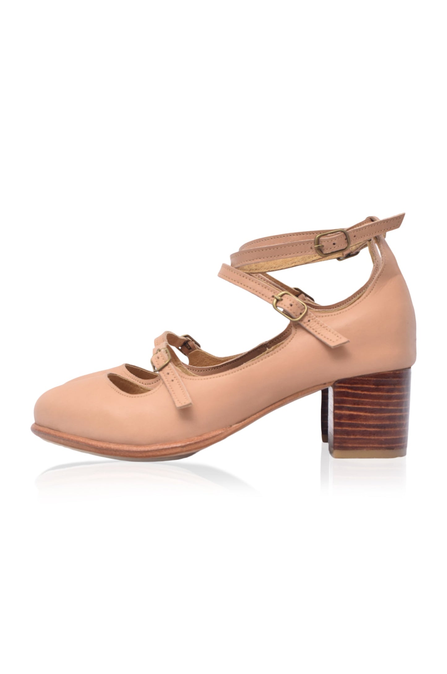 Halina Leather Heels
