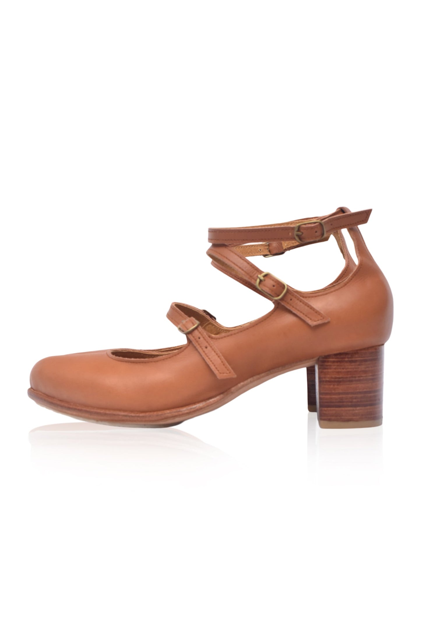 Halina Leather Heels