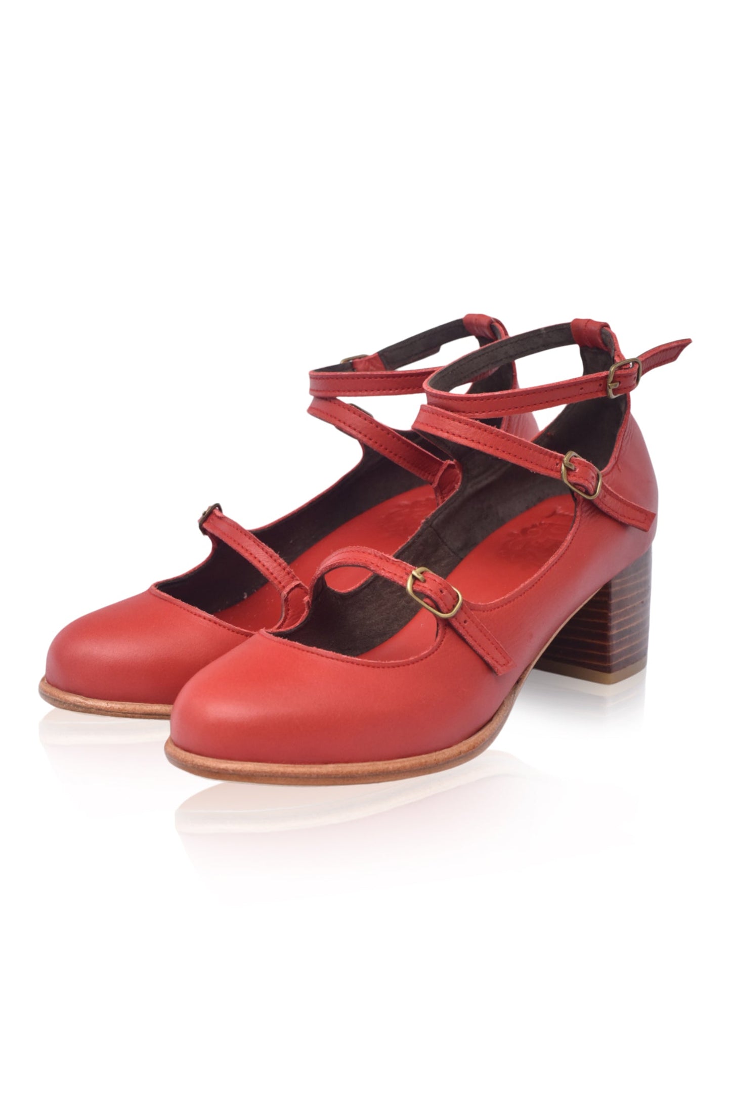 Halina Leather Heels