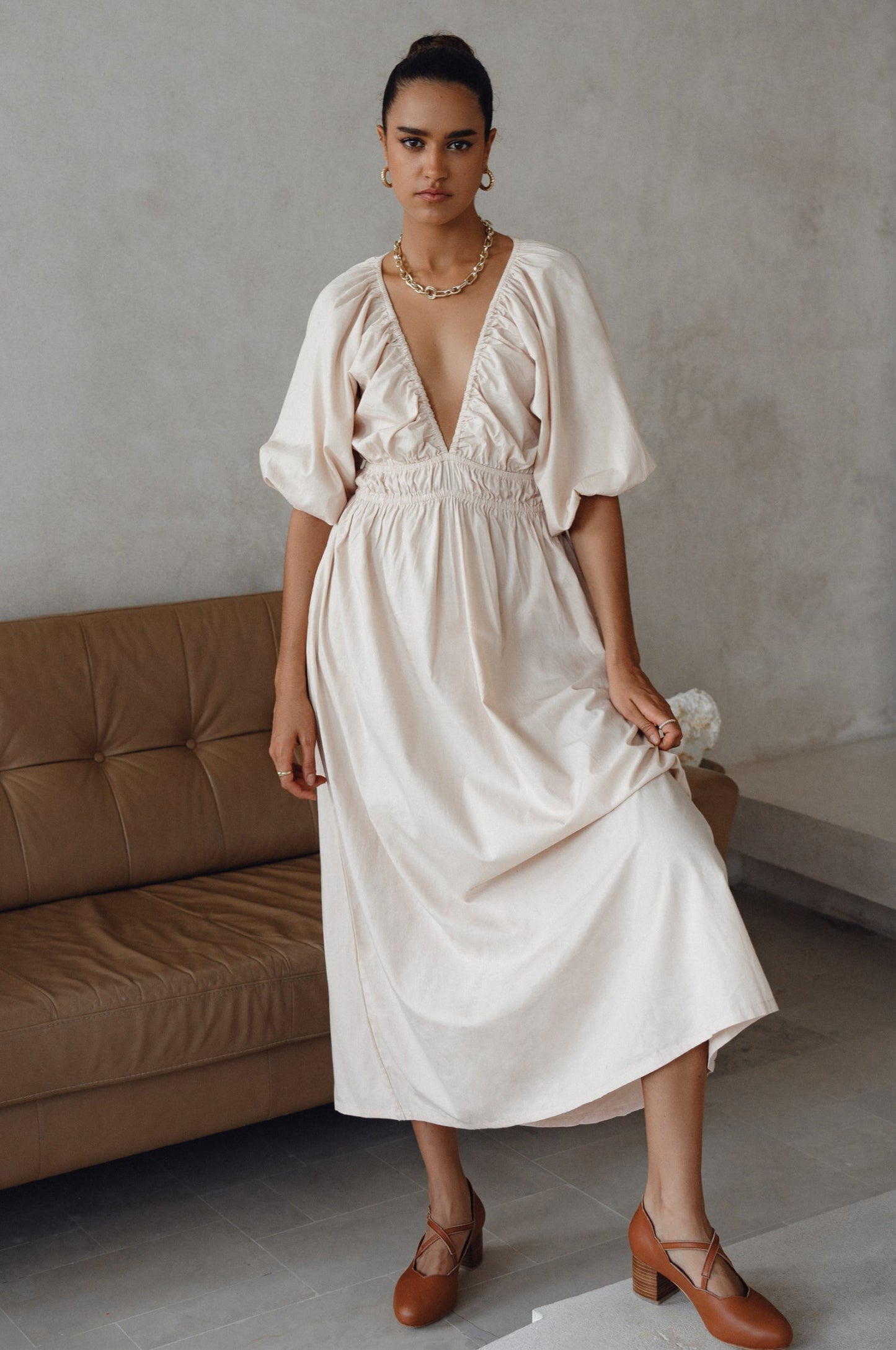 Daphnis Cotton Maxi Dress