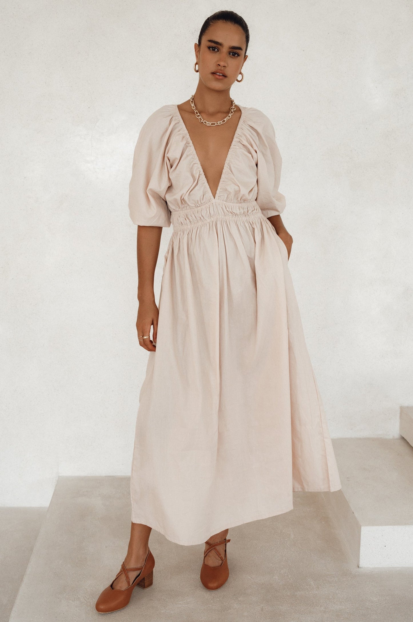 Daphnis Cotton Maxi Dress