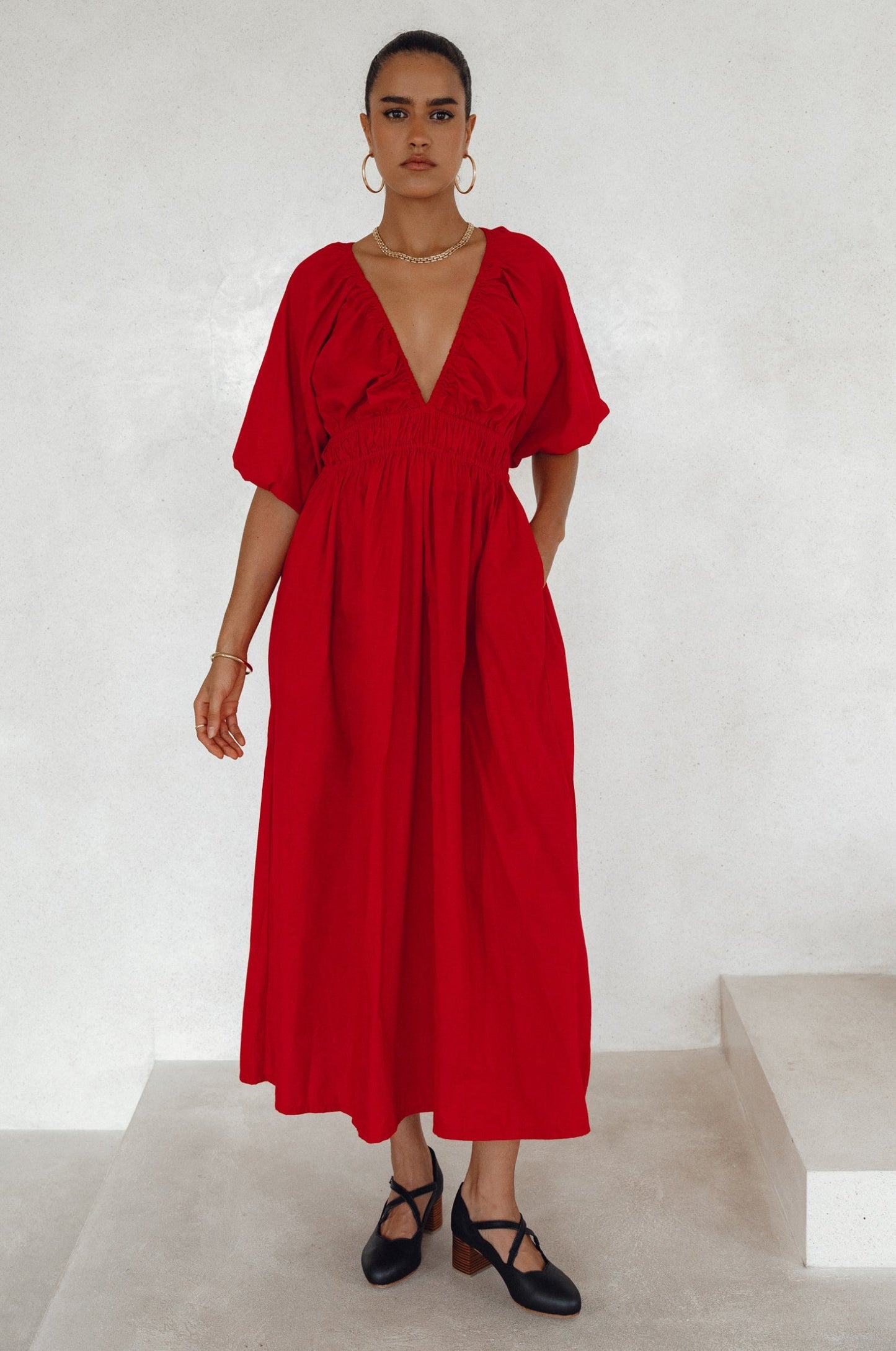 Daphnis Cotton Maxi Dress