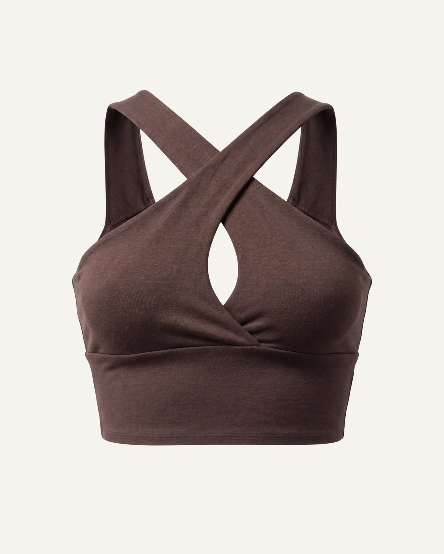 Sennah Merino Wool Crossover Sport Top