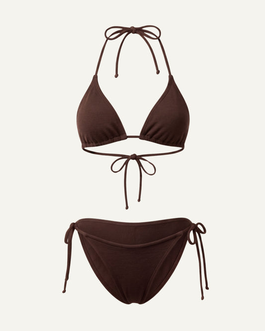 Mila Merino Wool Triangle Bikini Set
