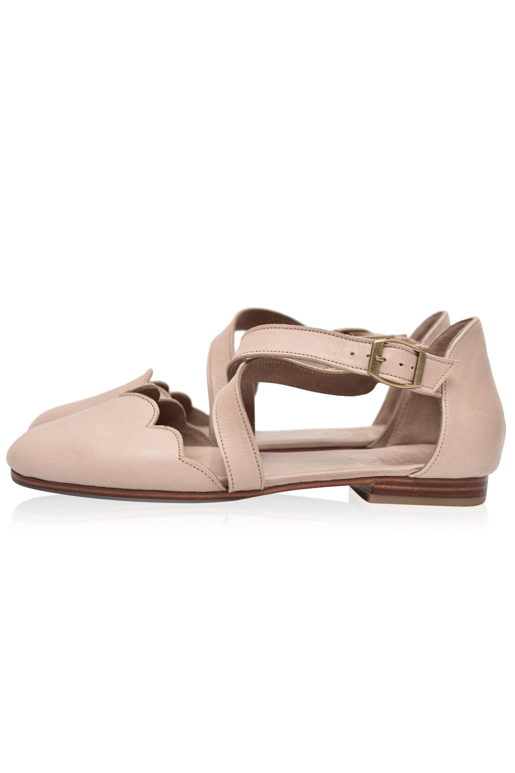 Gwenaelle Leather Ballet Flats