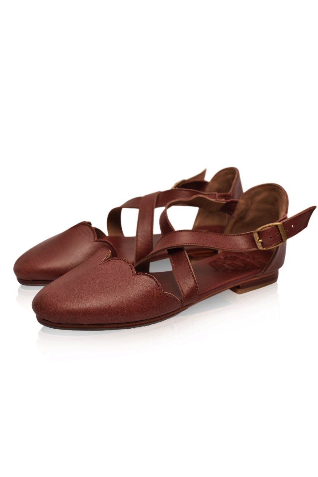 Gwenaelle Leather Ballet Flats