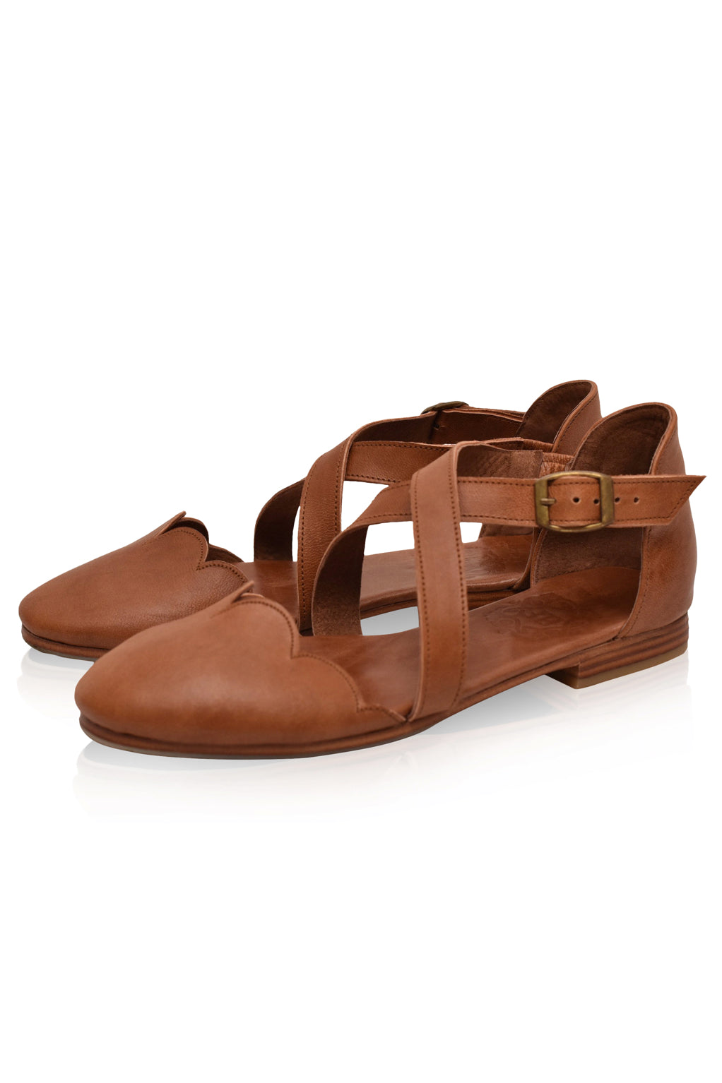 Gwenaelle Leather Ballet Flats