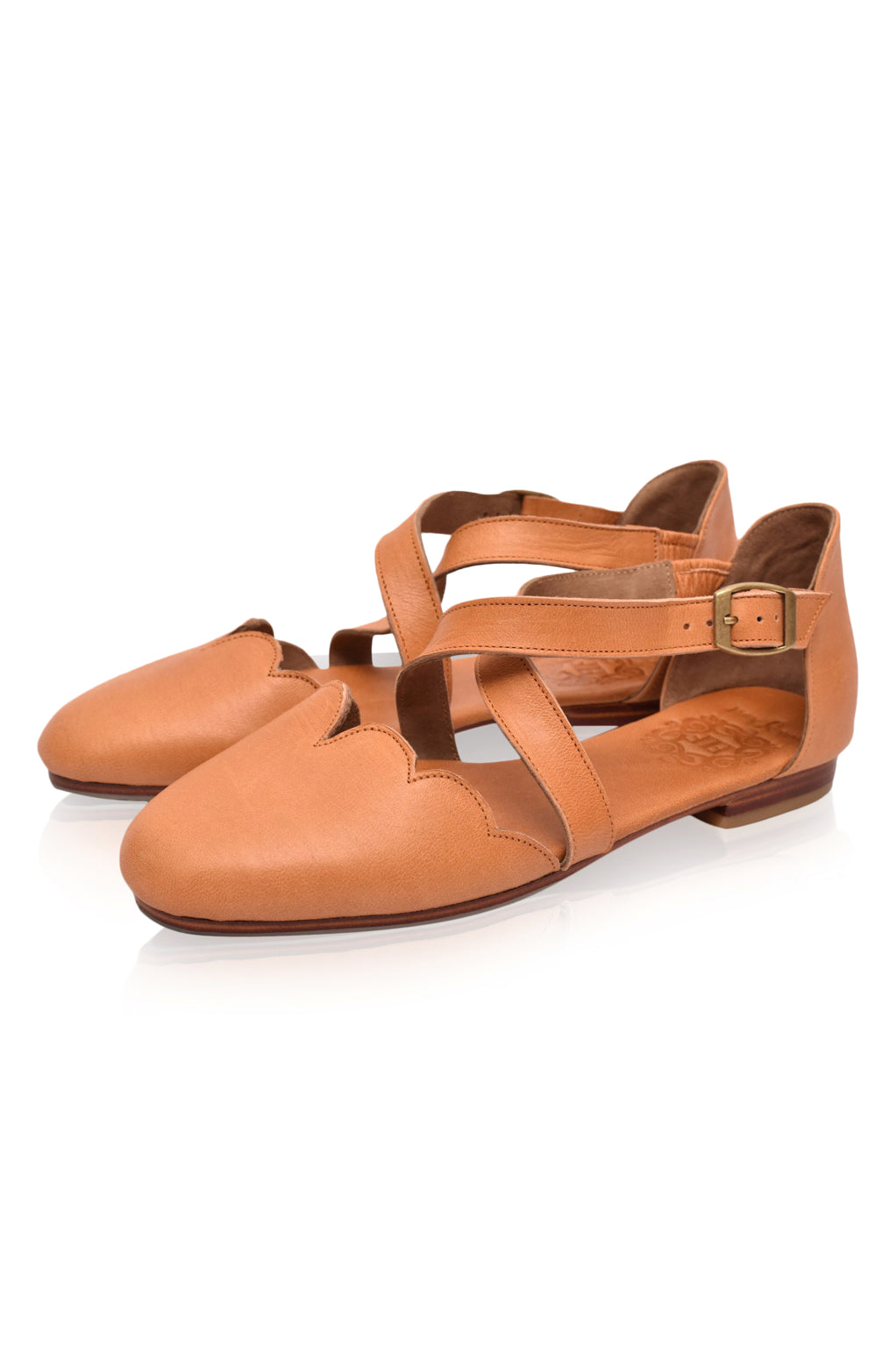 Gwenaelle Leather Ballet Flats