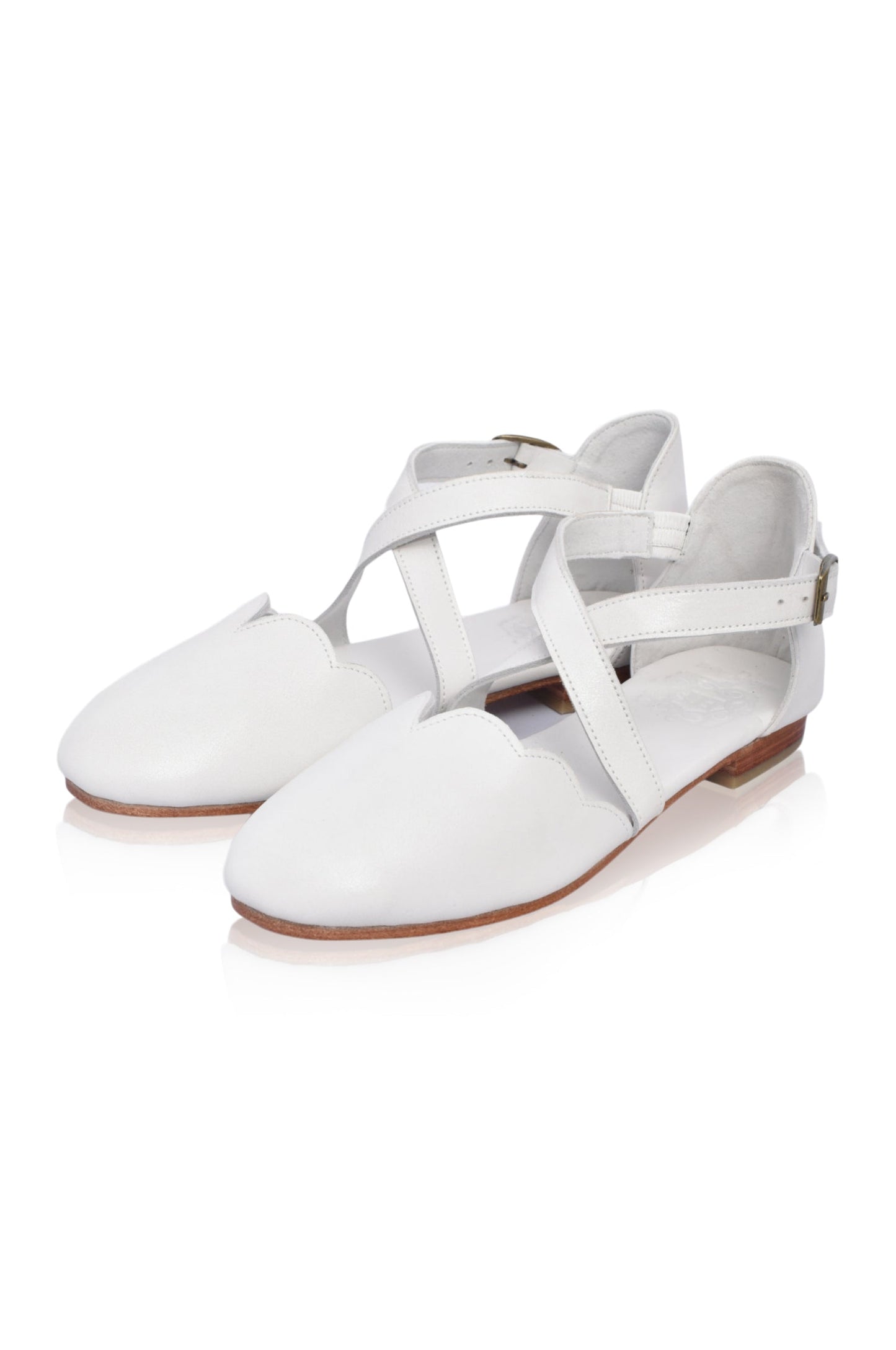 Gwenaelle Leather Ballet Flats