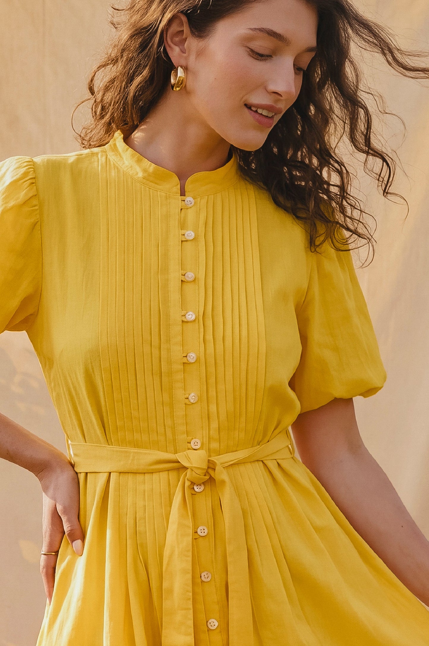 Marta Linen Mini Dress