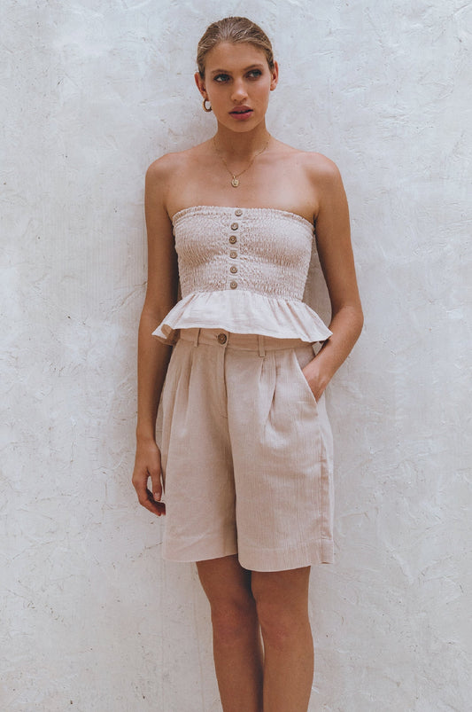Zaira Linen Shorts
