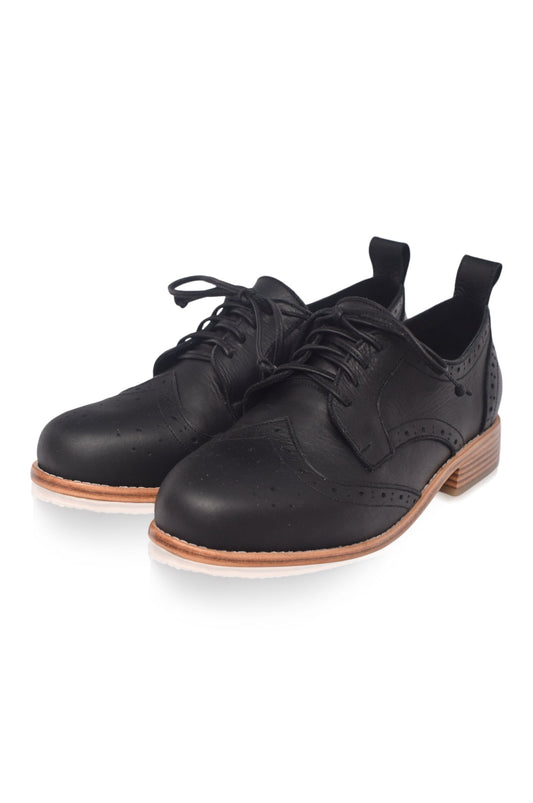 Amalthea Cutout Leather Brogues