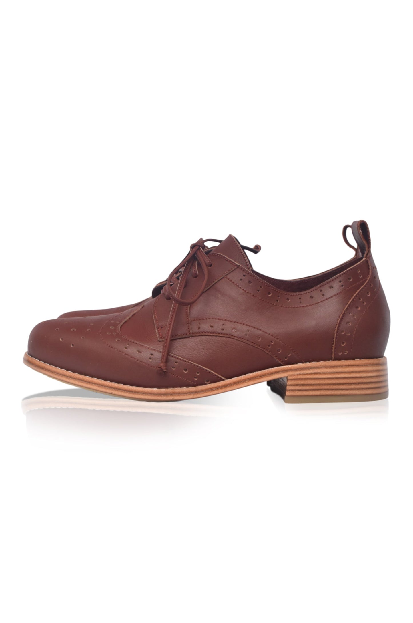 Amalthea Cutout Leather Brogues