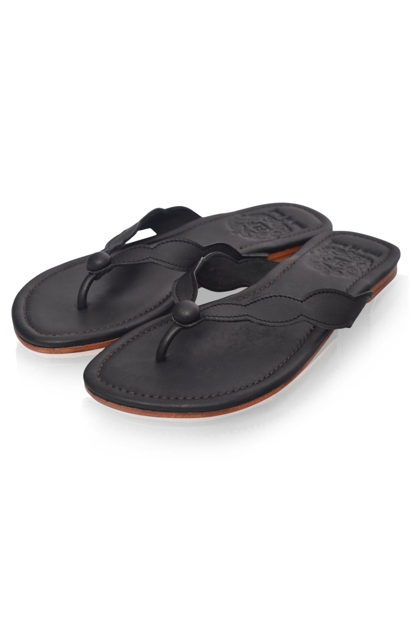 Emerance Leather Slides