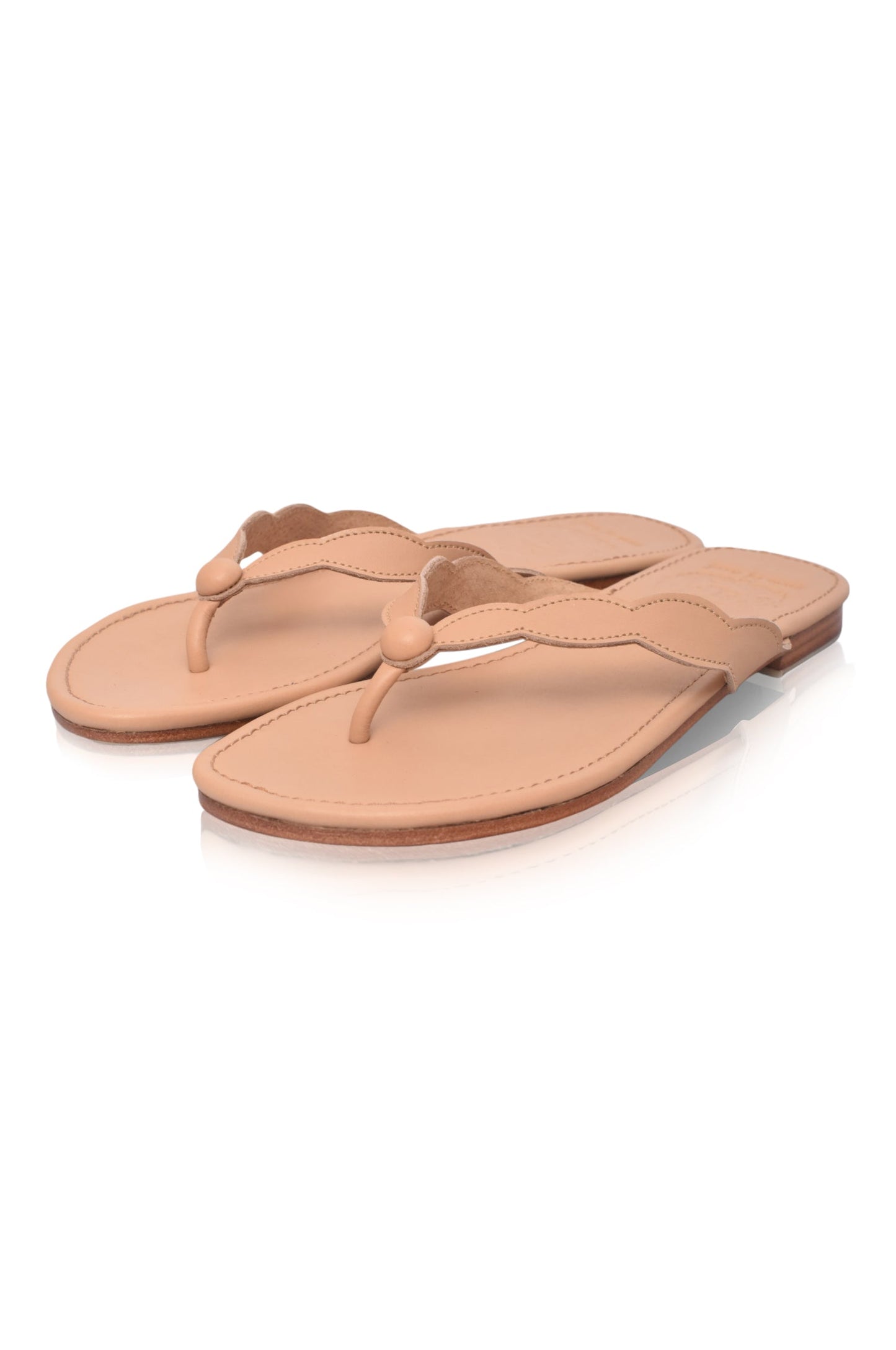 Emerance Leather Slides
