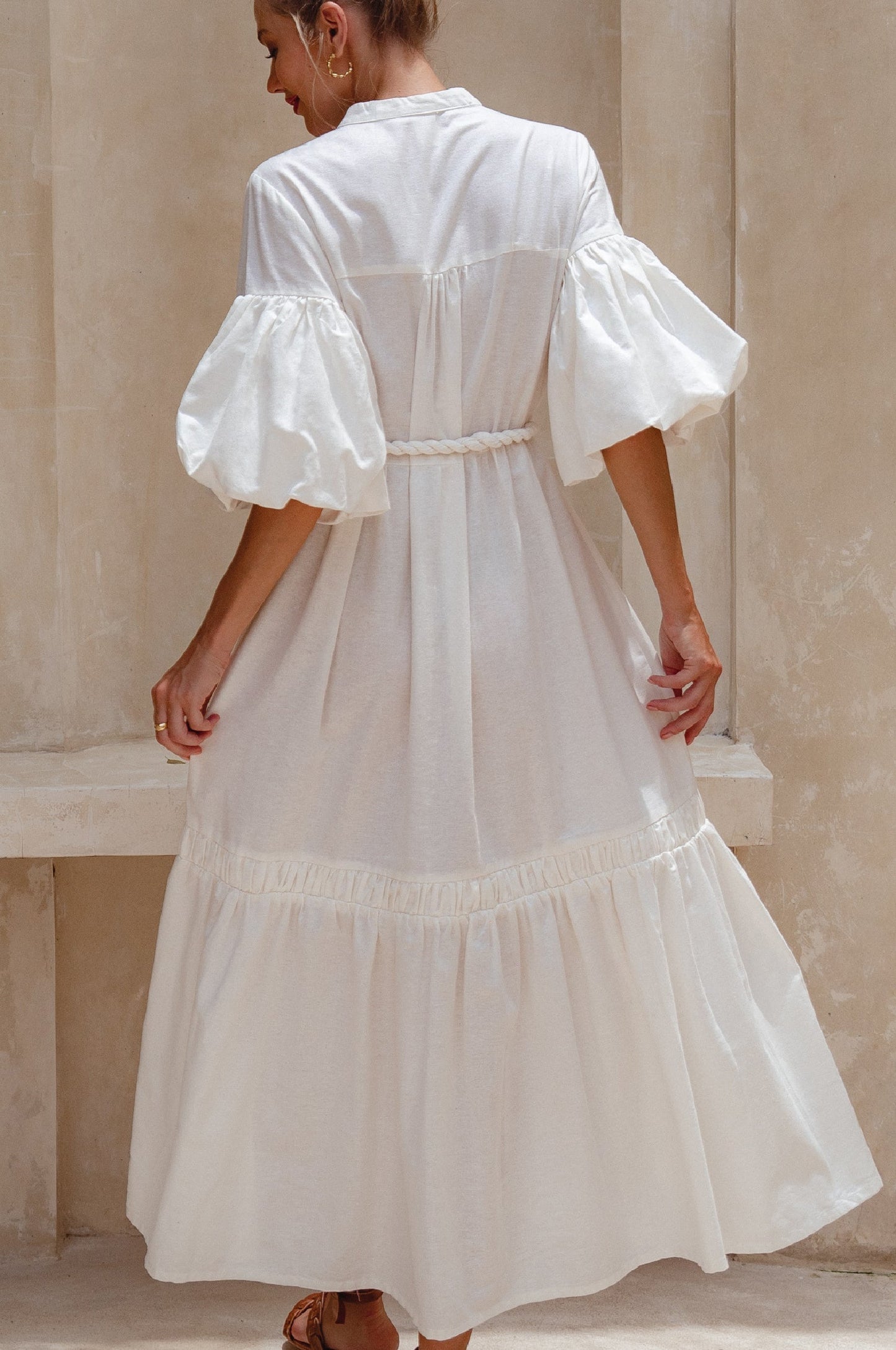 Novalie Puff Sleeve Maxi Dress