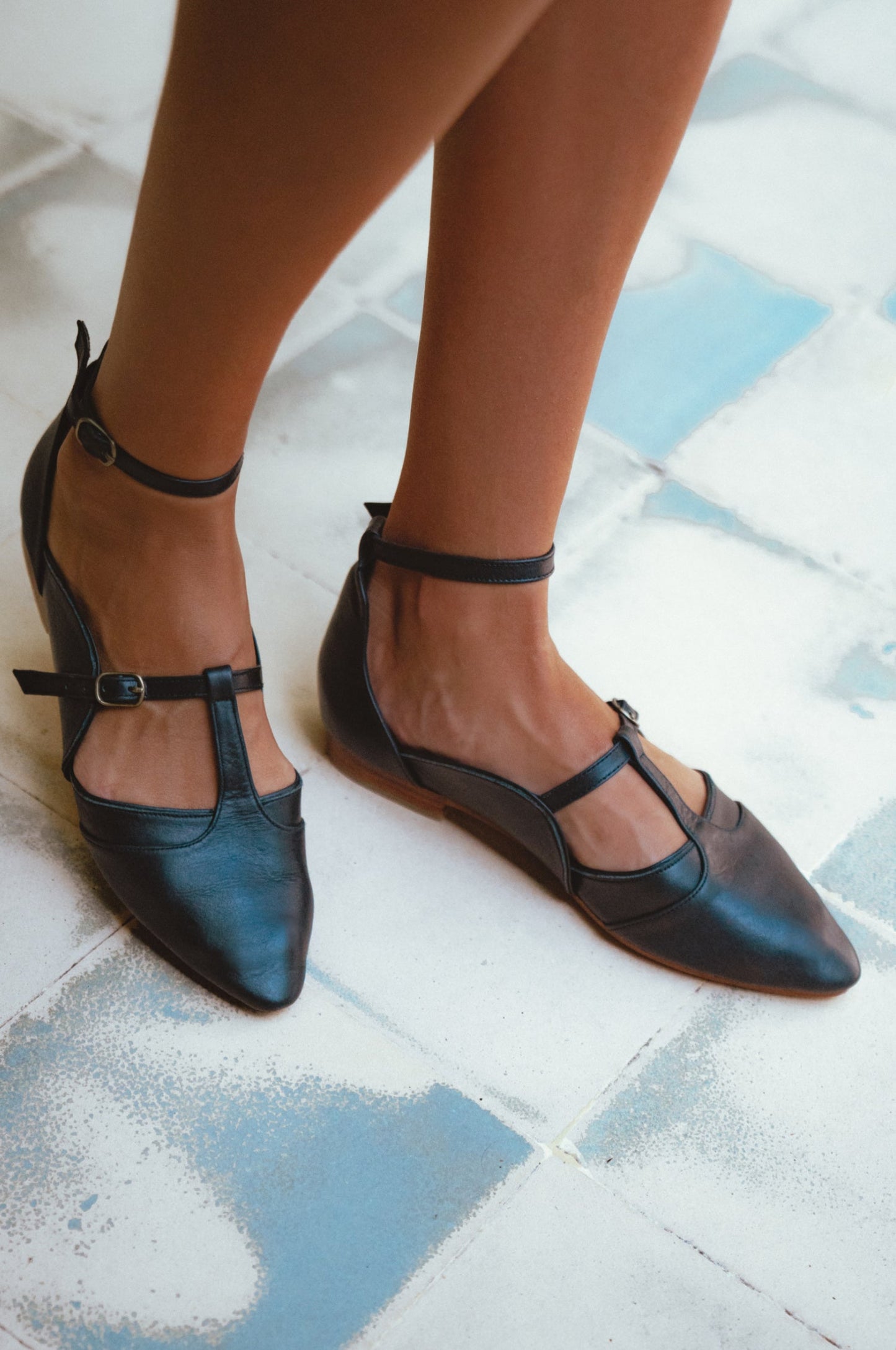 Dieuwertje Leather Ballet Flats