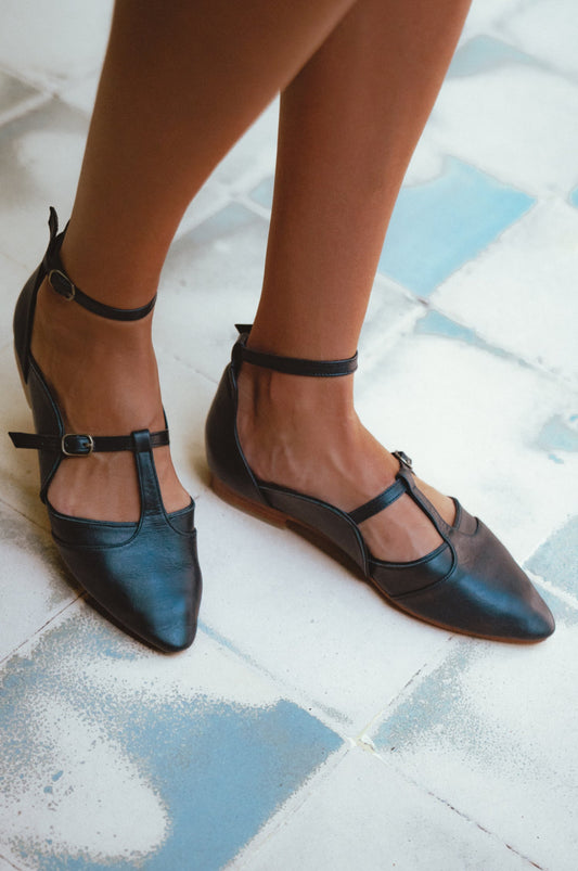 Dieuwertje Leather Ballet Flats