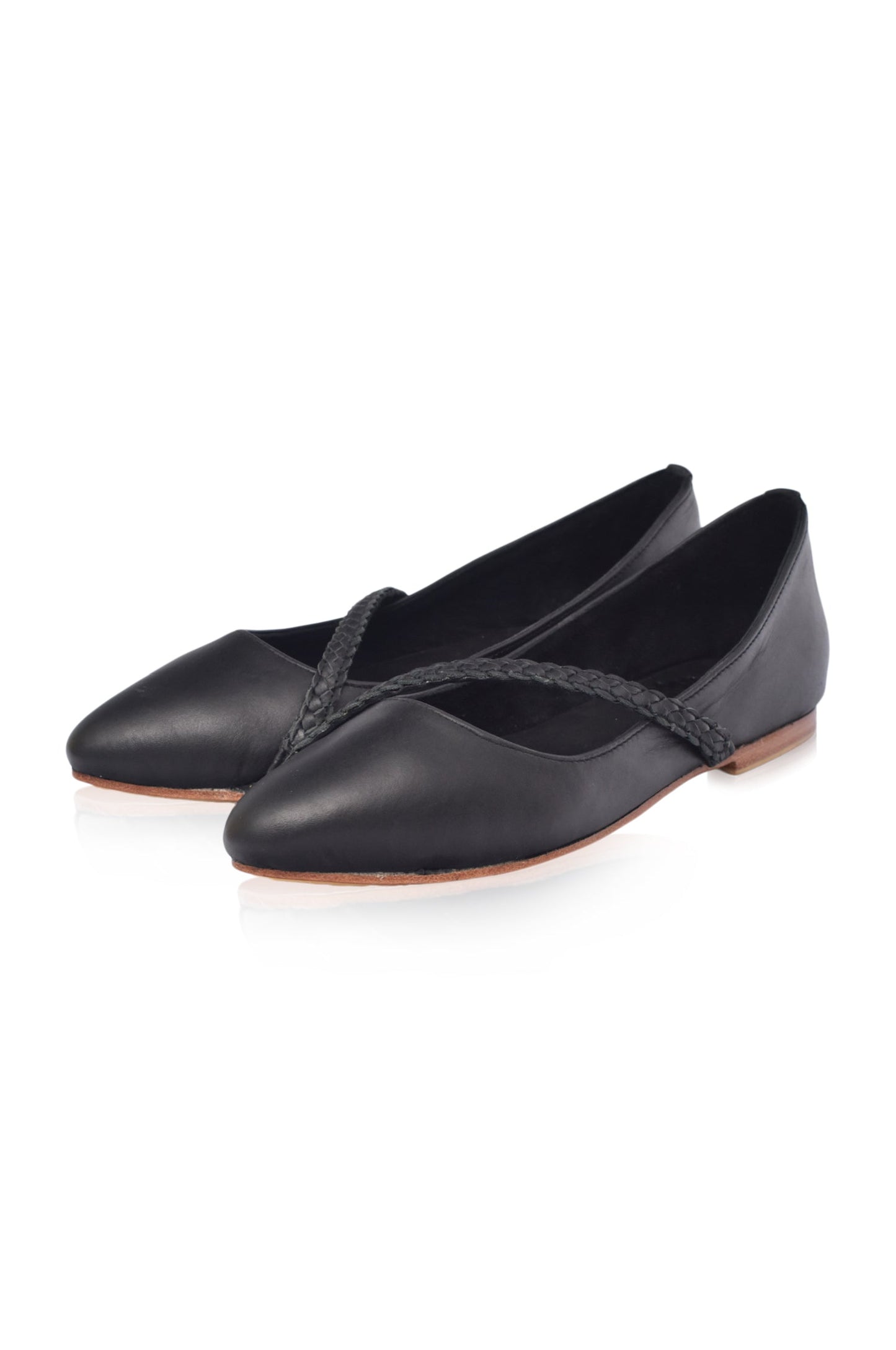 Jozefien Pointed Toe Leather Flats