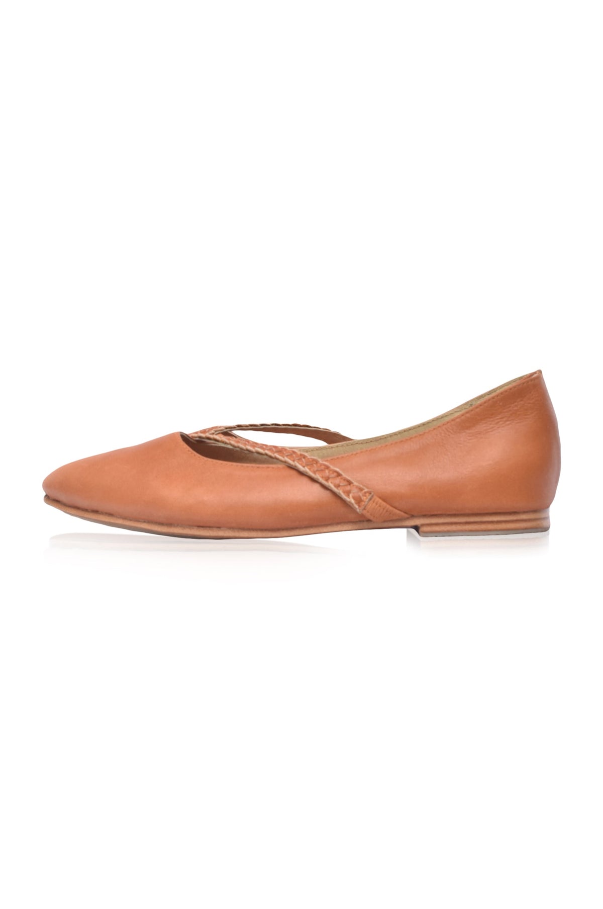 Jozefien Pointed Toe Leather Flats