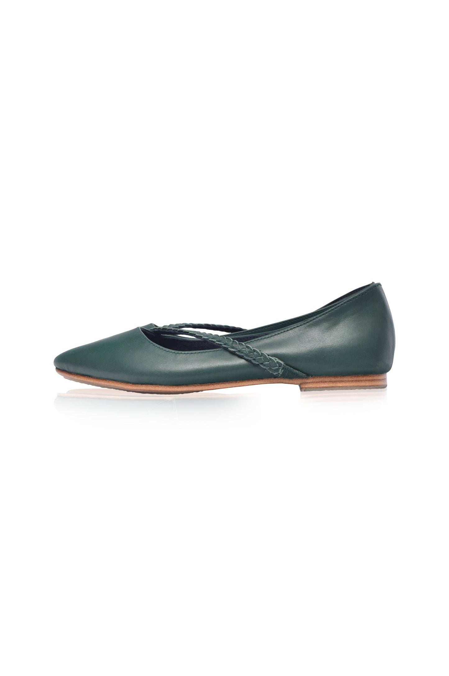 Jozefien Pointed Toe Leather Flats
