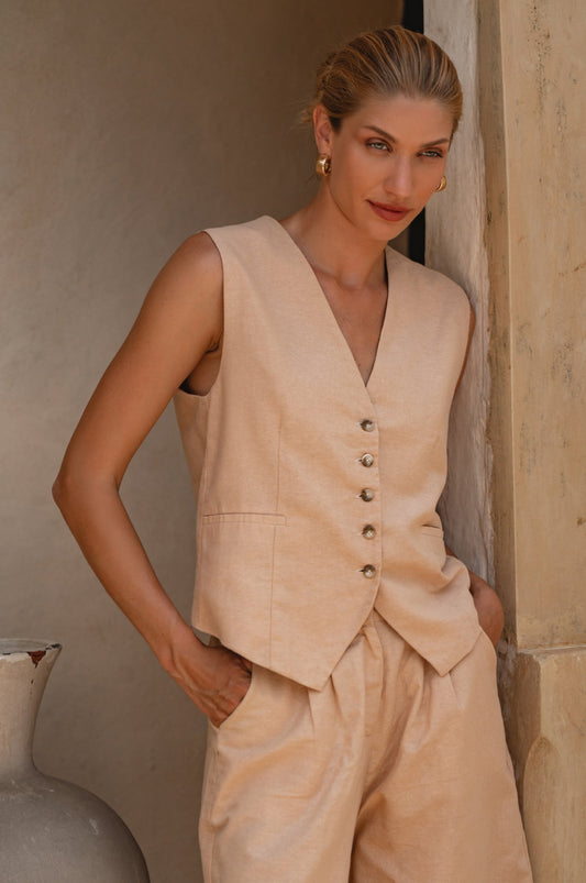 Orla Linen Vest