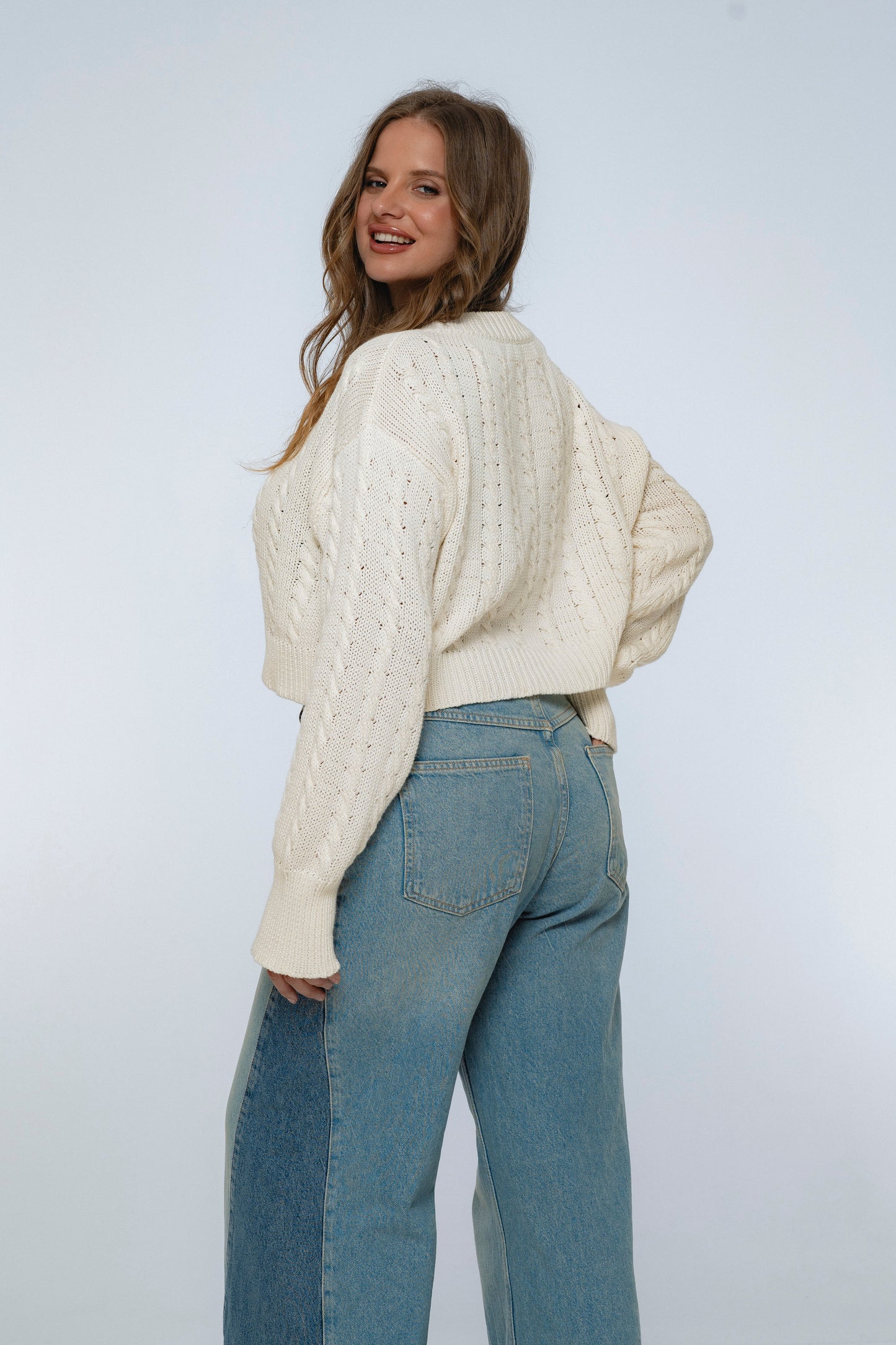 Bellamie Cropped Knitted Cardigan