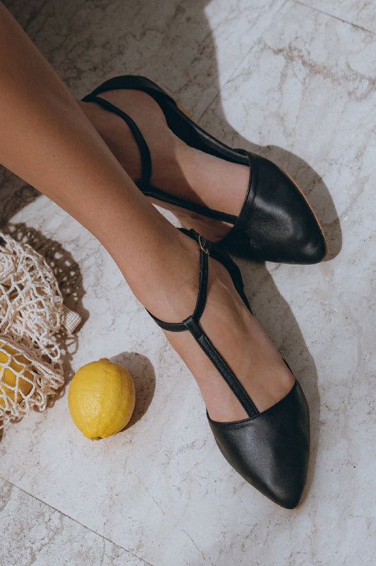 Wren Leather Ballet Flats