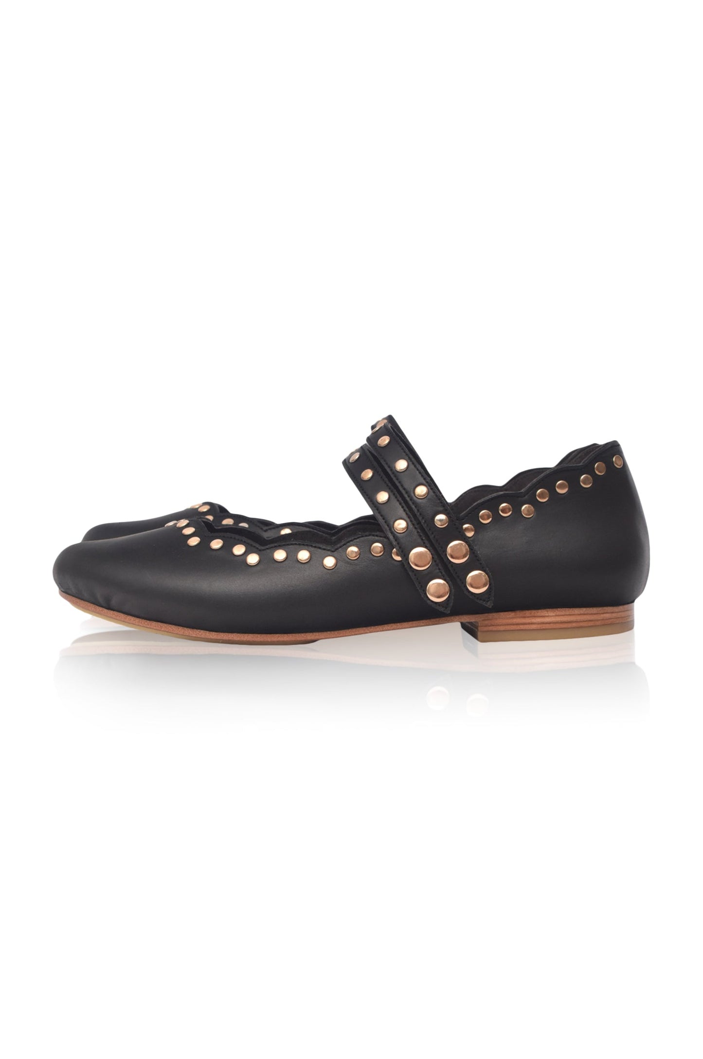 Elienne Leather Ballet Flats