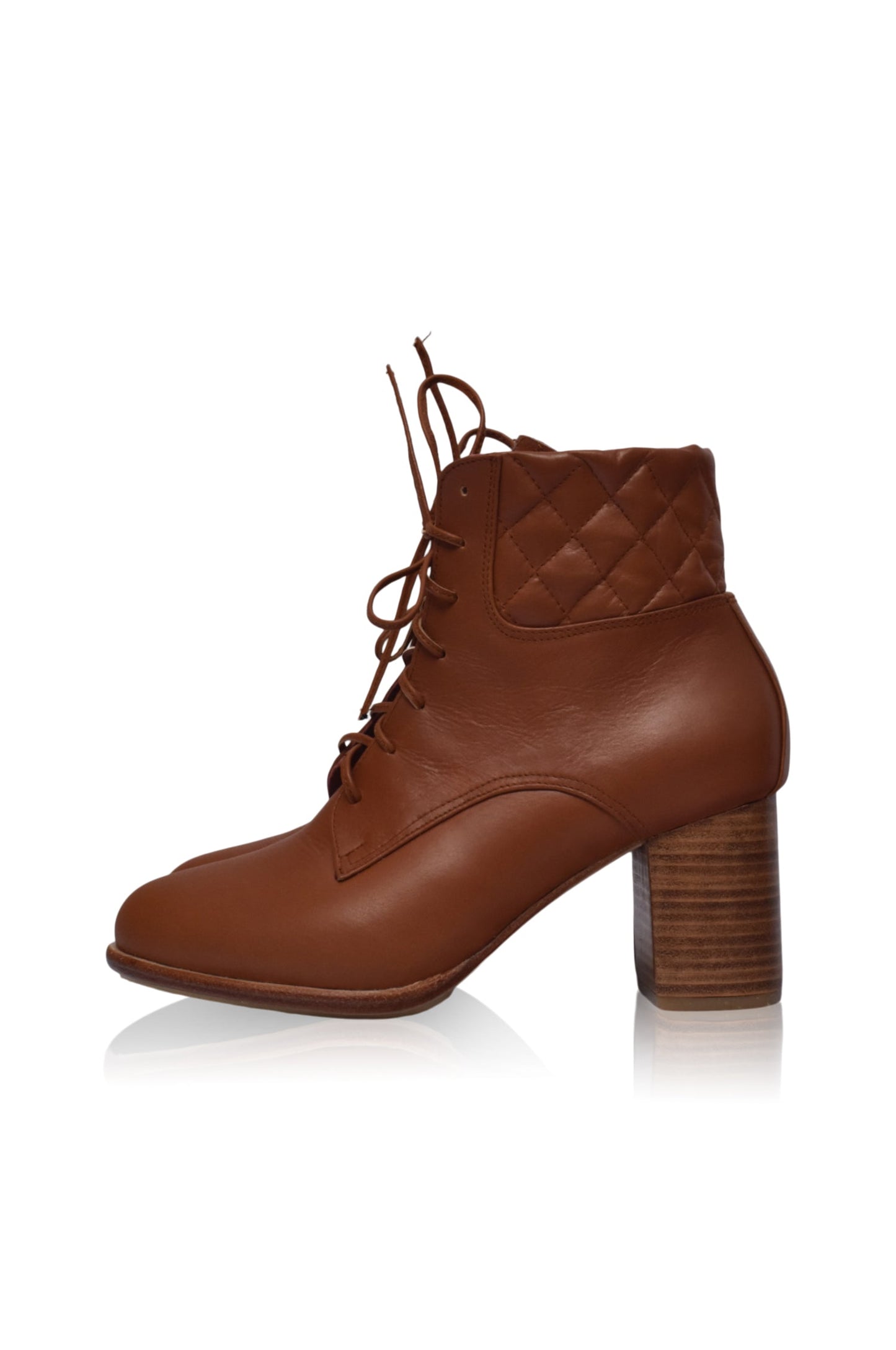 Nerinne Leather Heel Booties