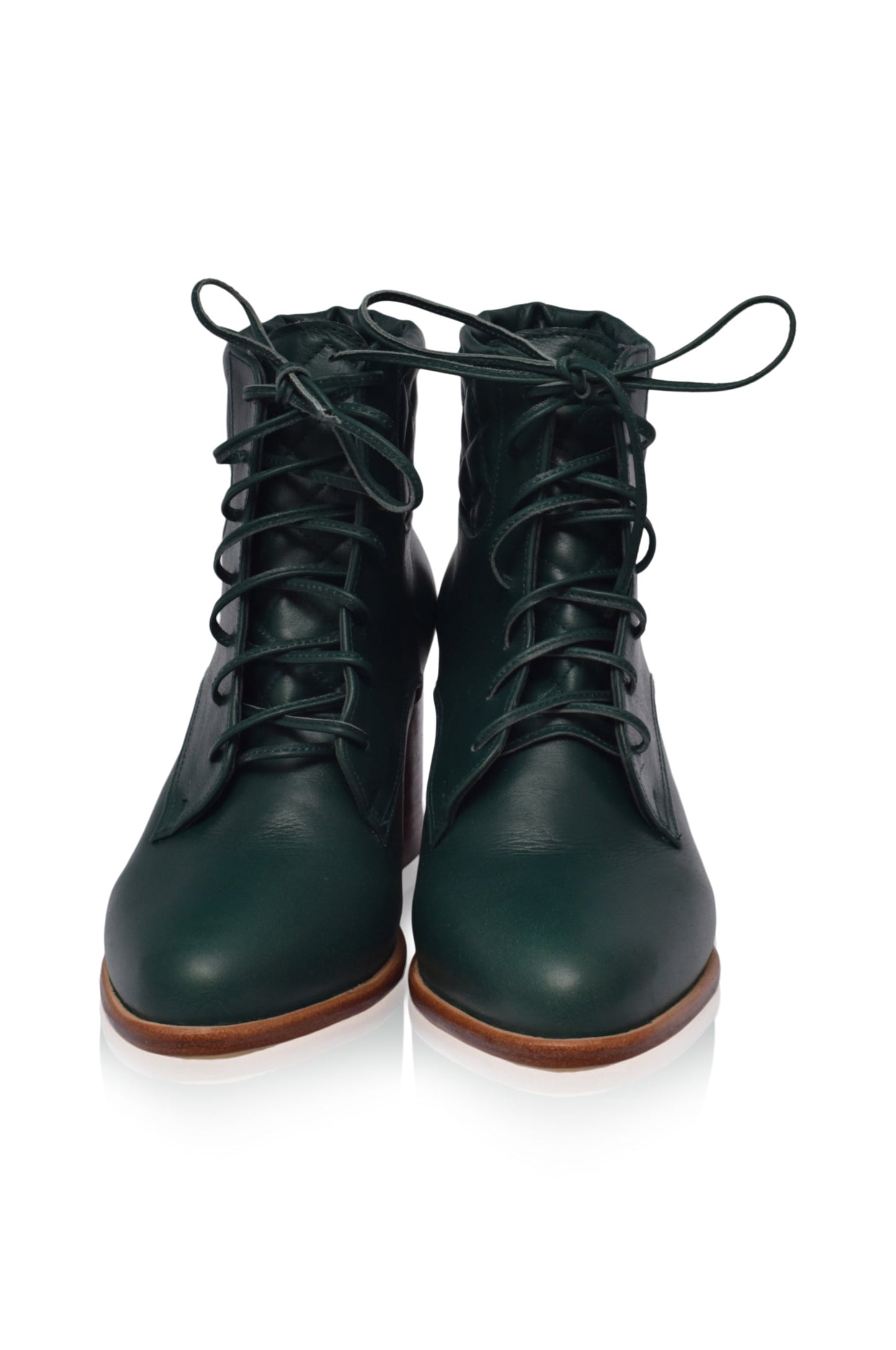 Nerinne Leather Heel Booties