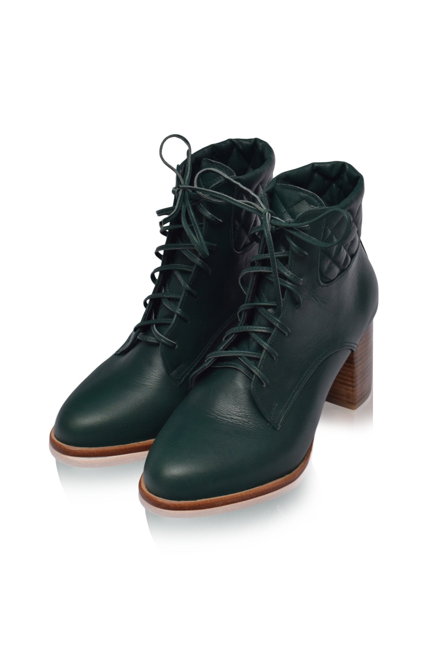 Nerinne Leather Heel Booties