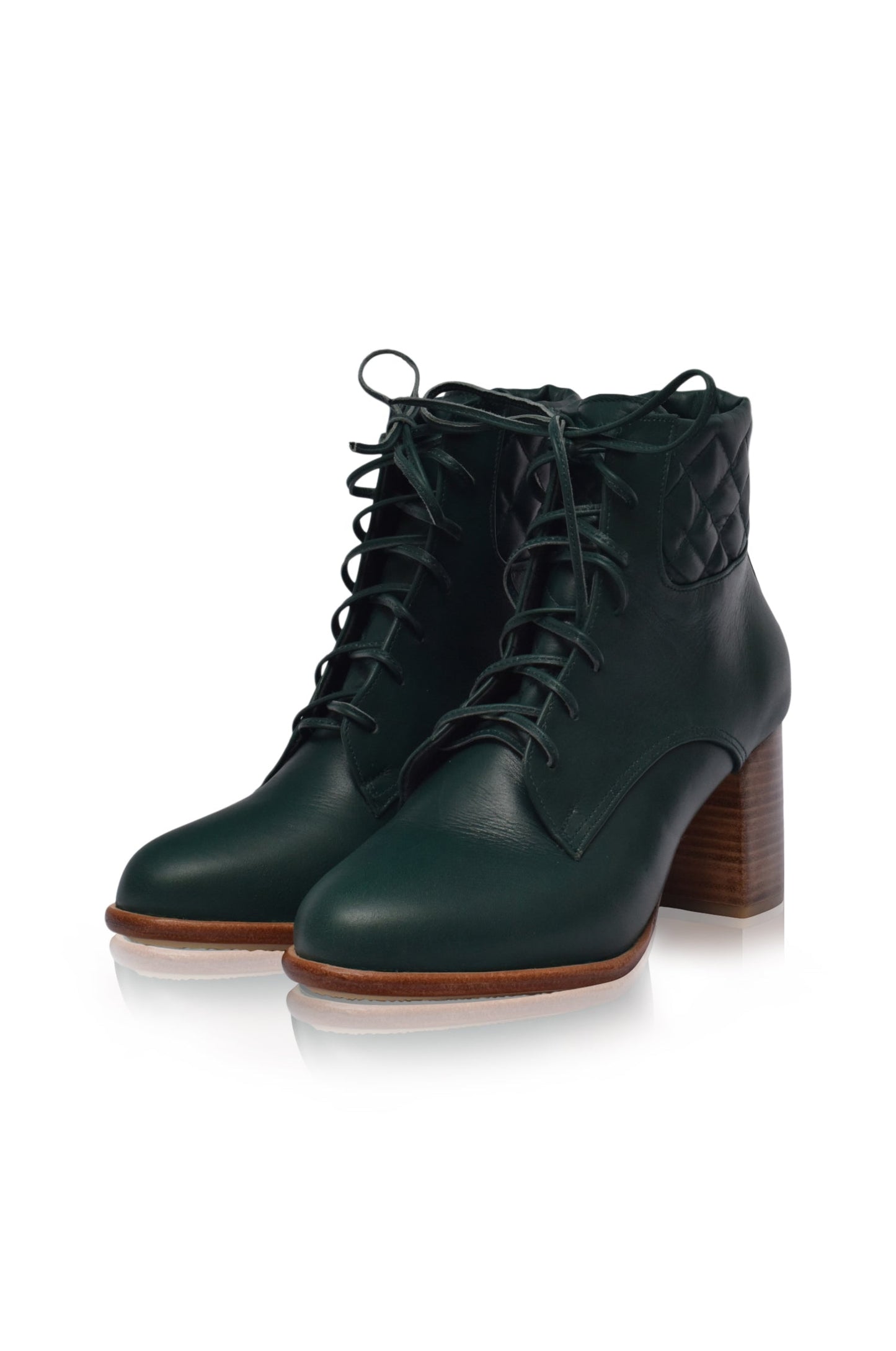 Nerinne Leather Heel Booties