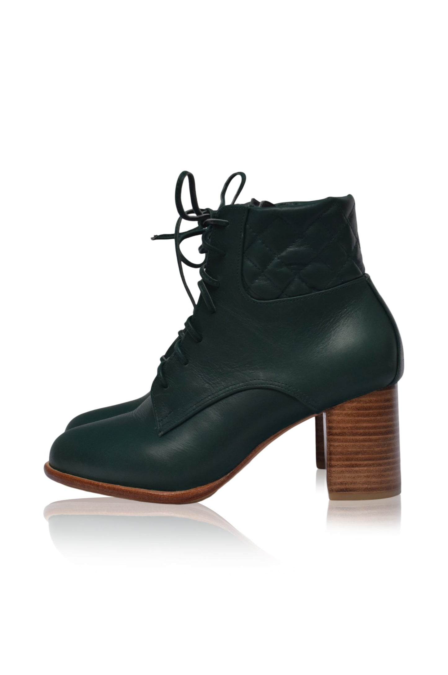 Nerinne Leather Heel Booties