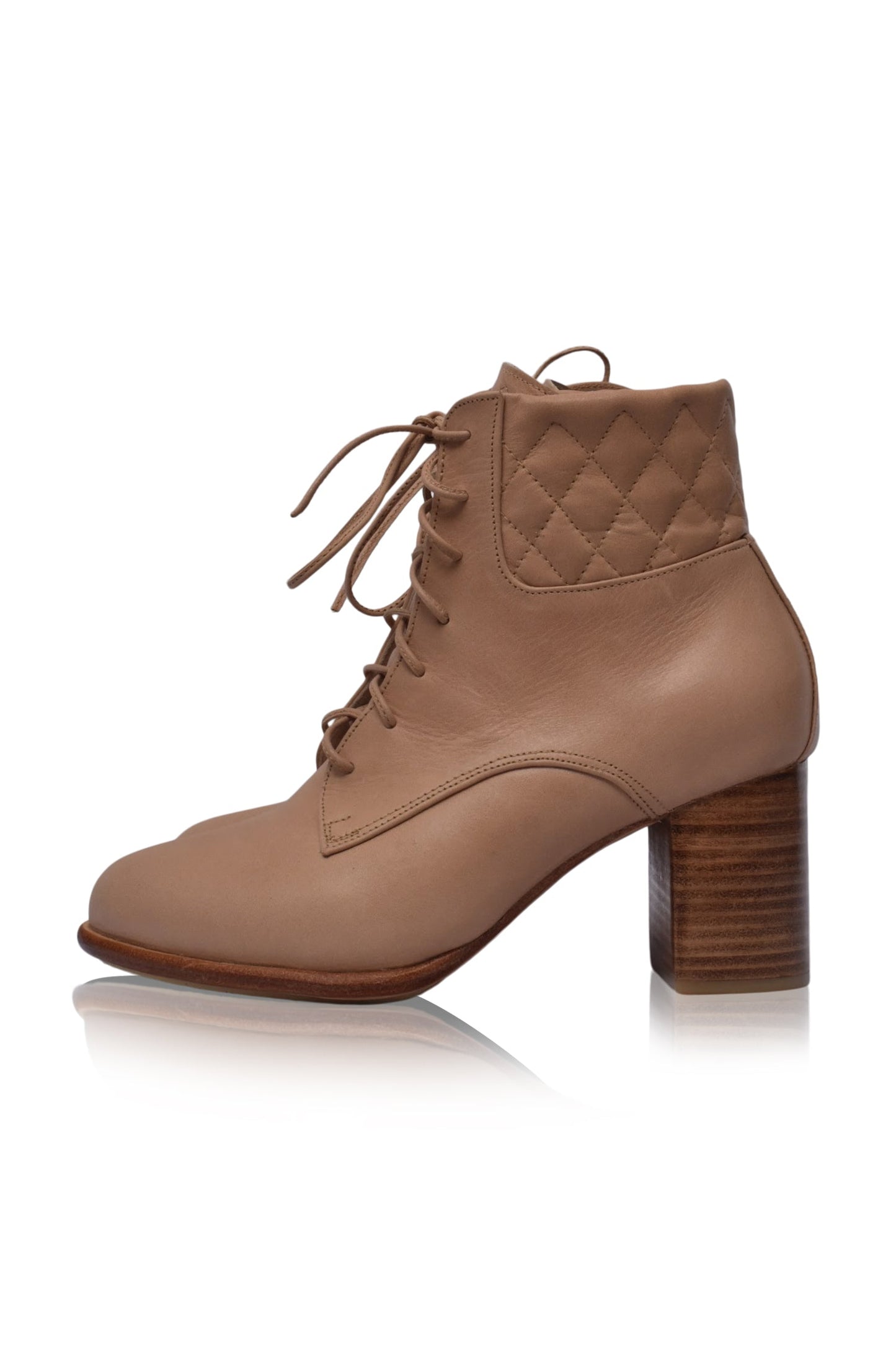 Nerinne Leather Heel Booties