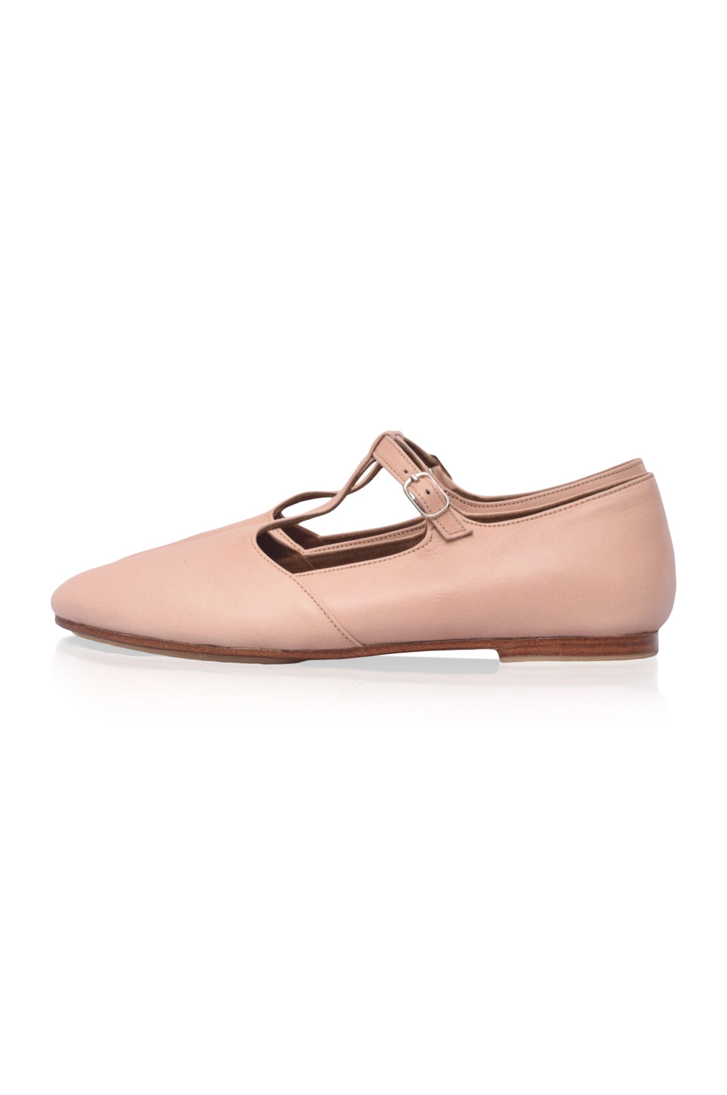 Coleta Leather Flats