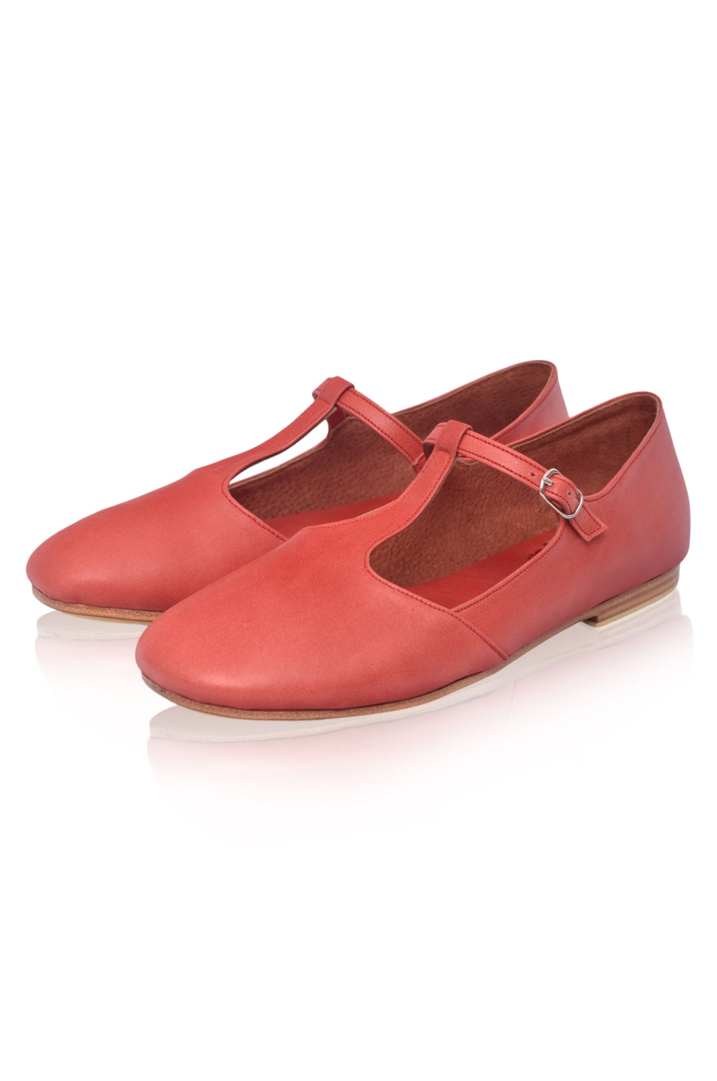 Coleta Leather Flats