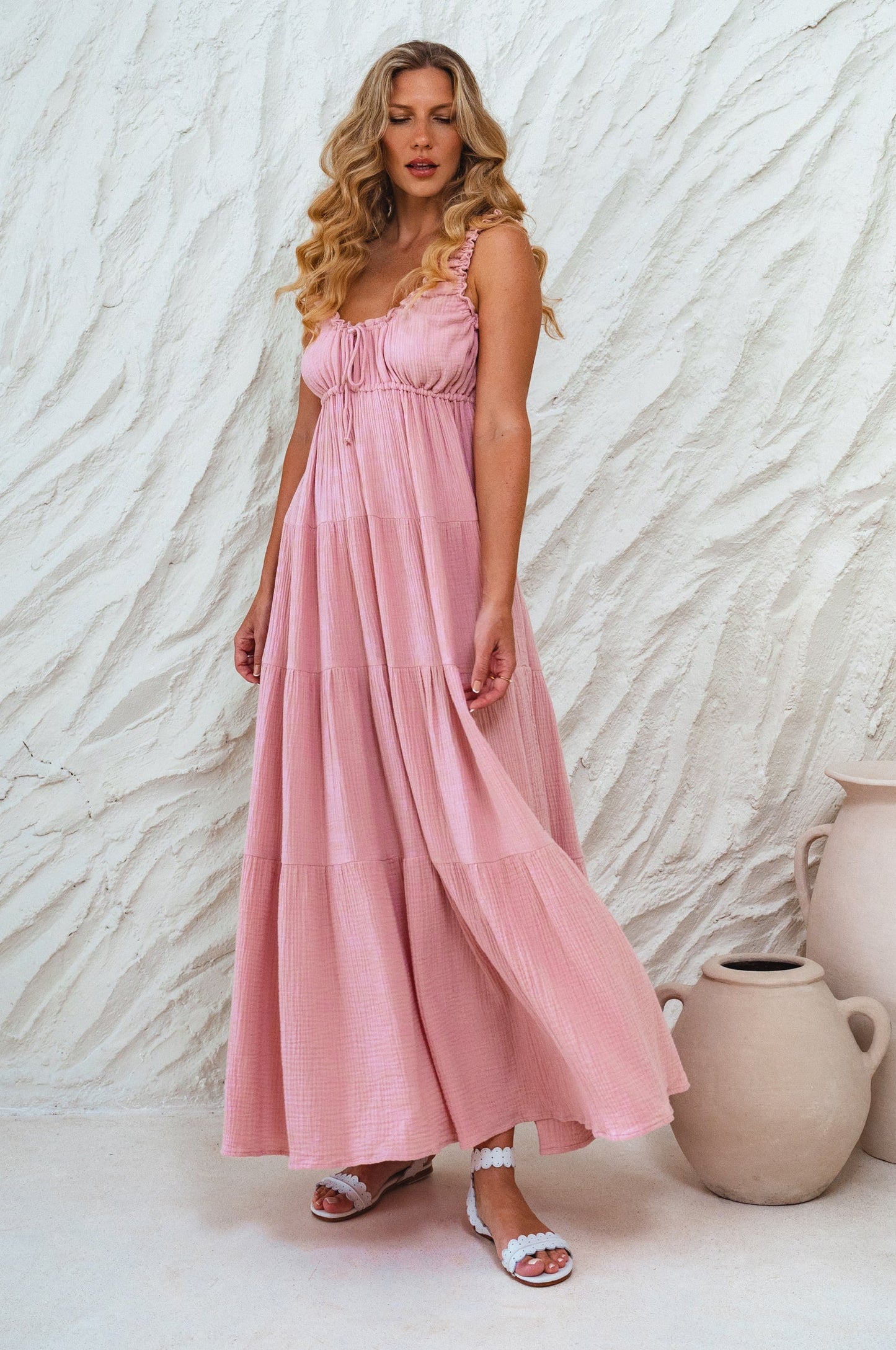 Hesperia Cotton Maxi Dress