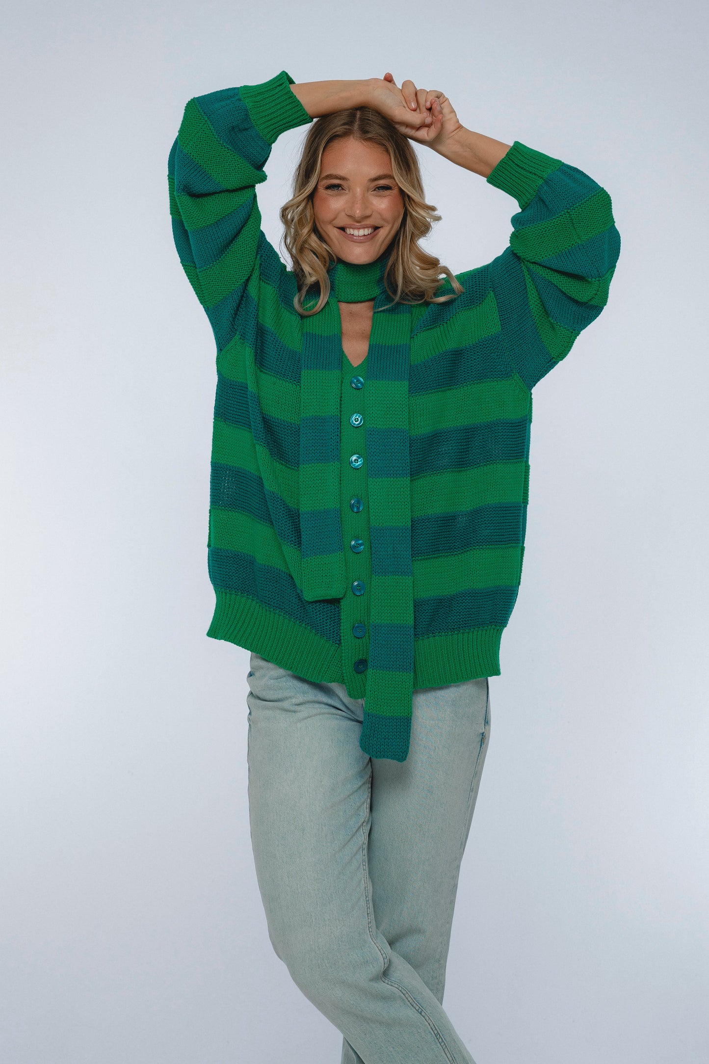 Cassandre Oversized Button Down Cardigan