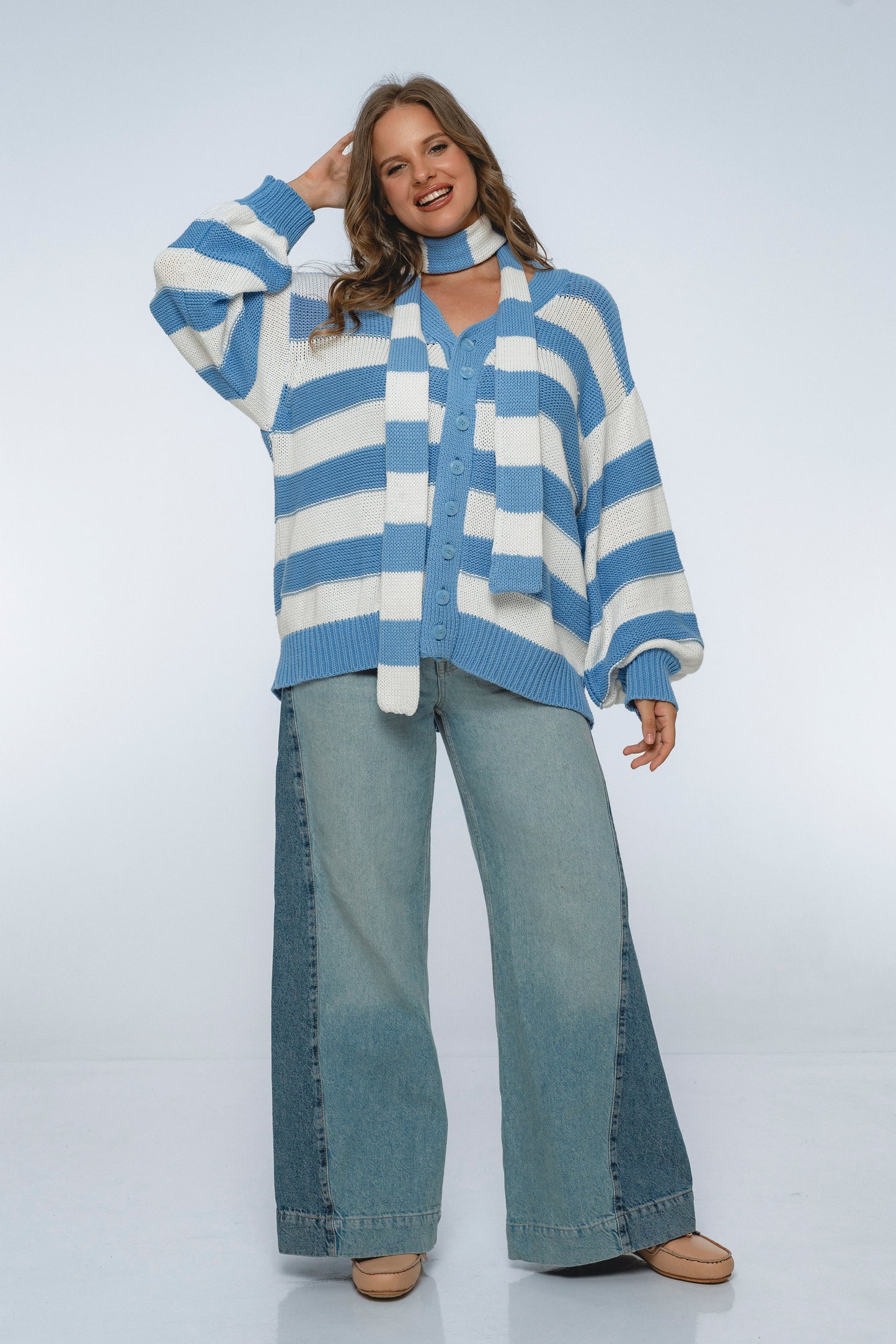 Cassandre Oversized Button Down Cardigan