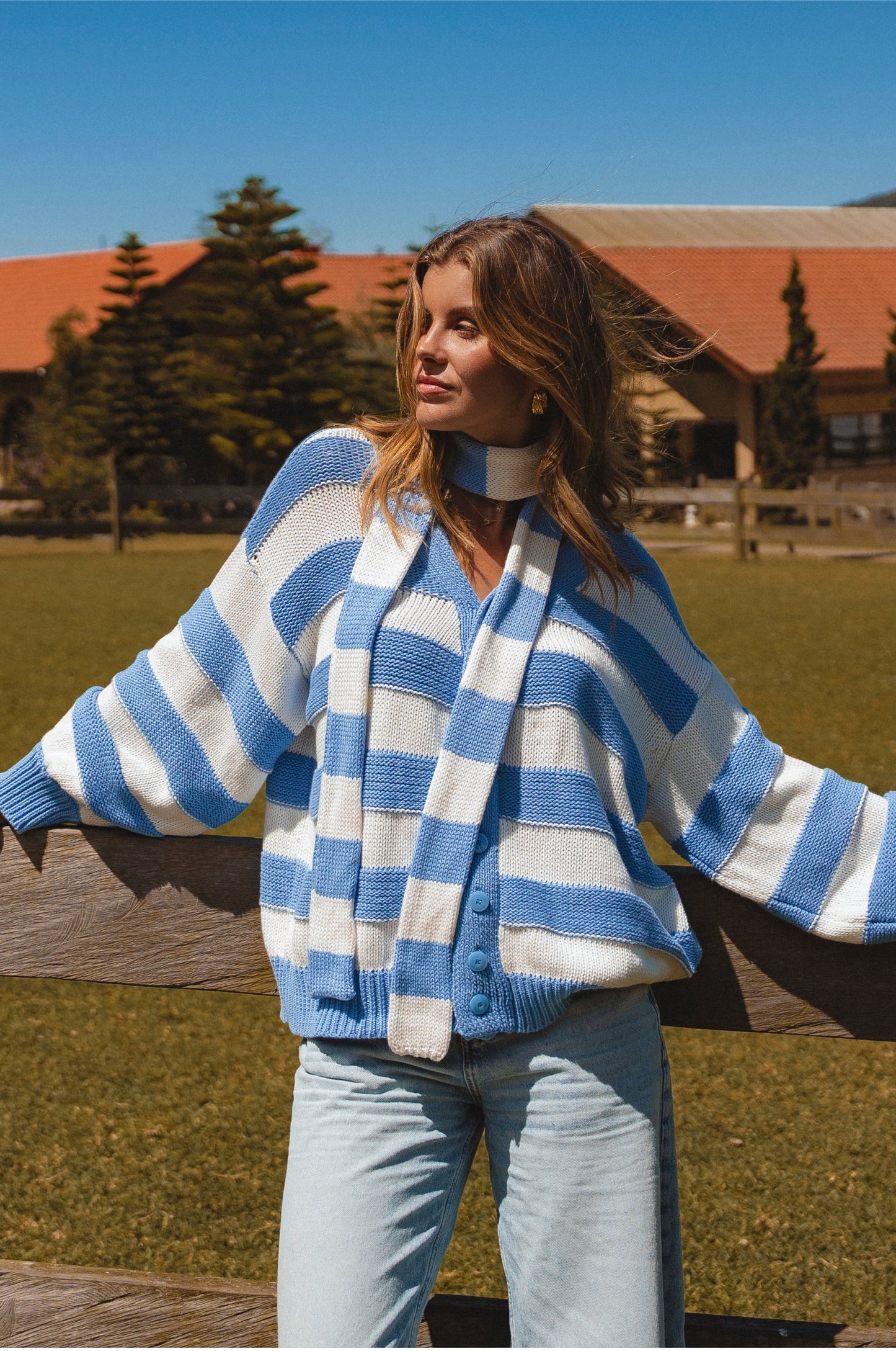 Cassandre Oversized Button Down Cardigan