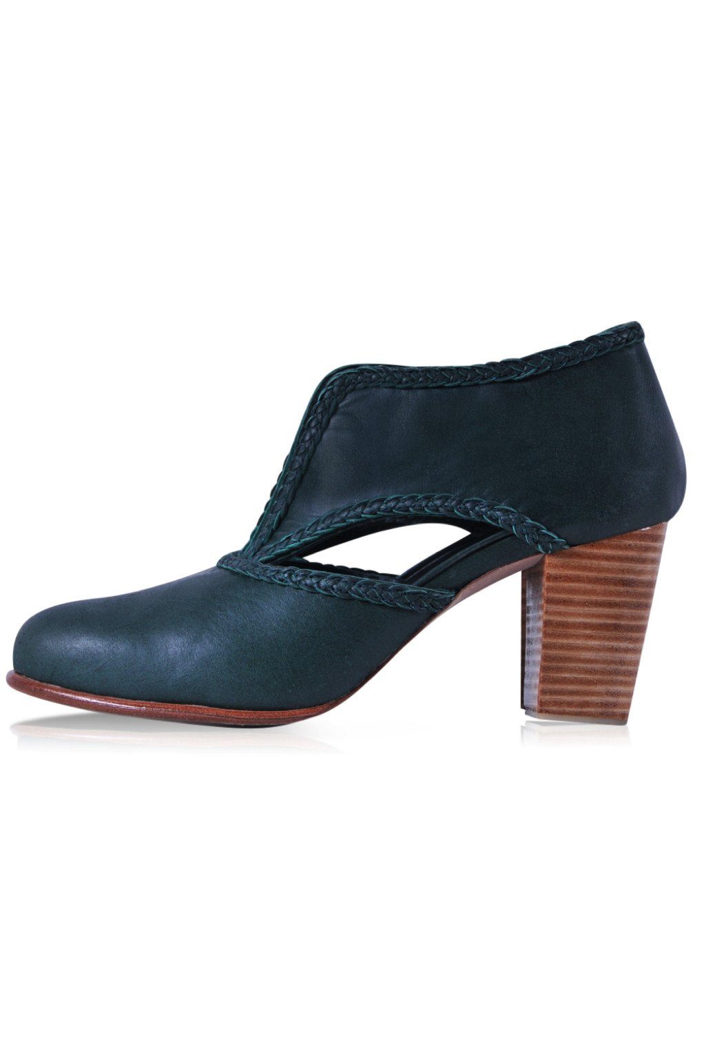 Emiliane Leather Booties