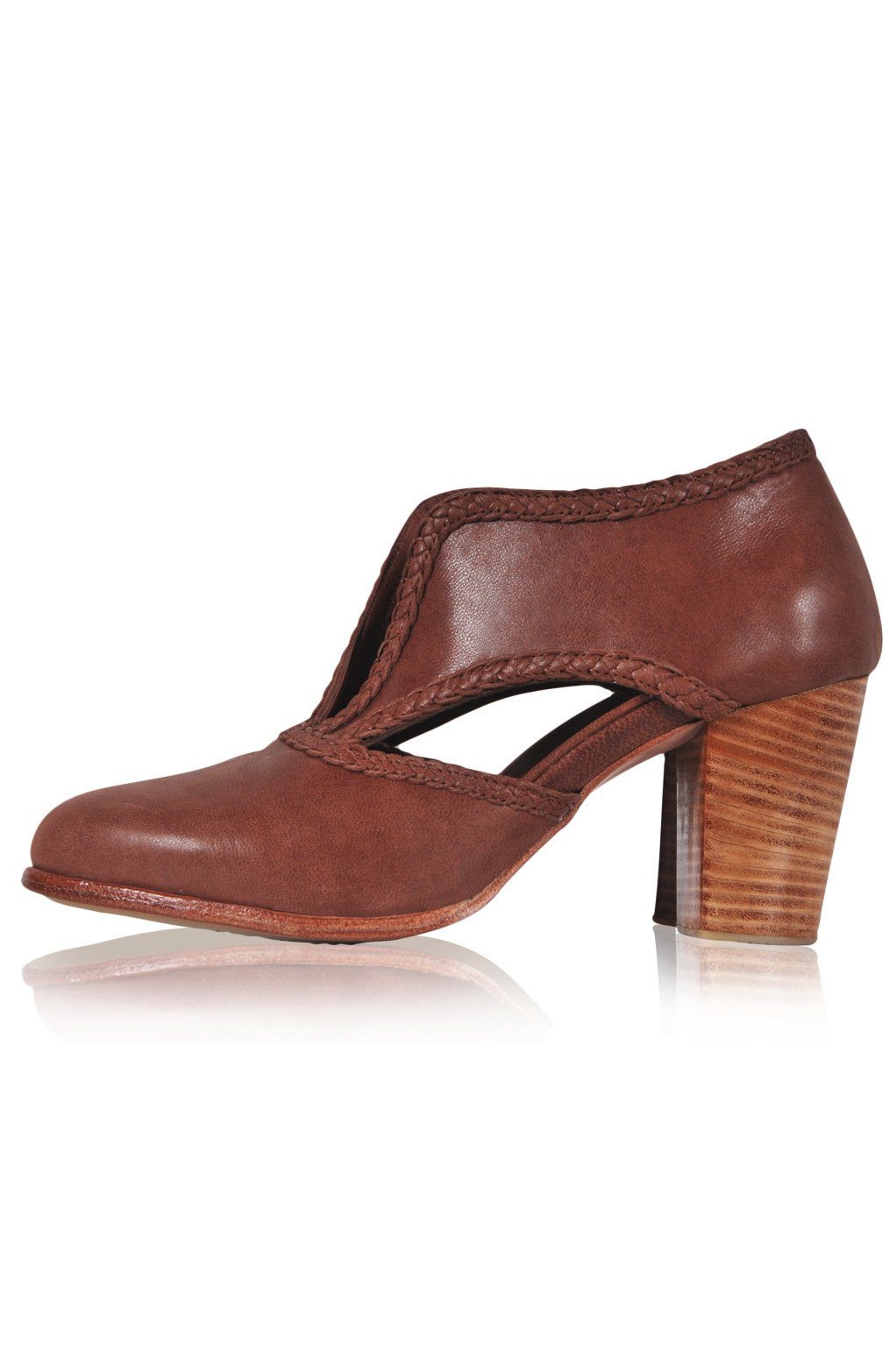 Emiliane Leather Booties
