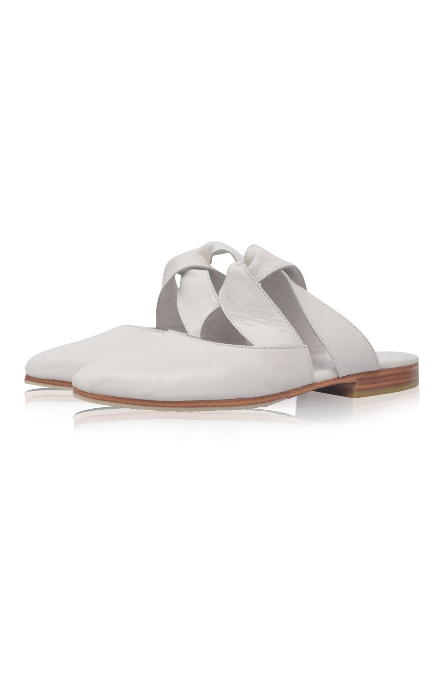 Yolanthe Pointy Toe Leather Mules