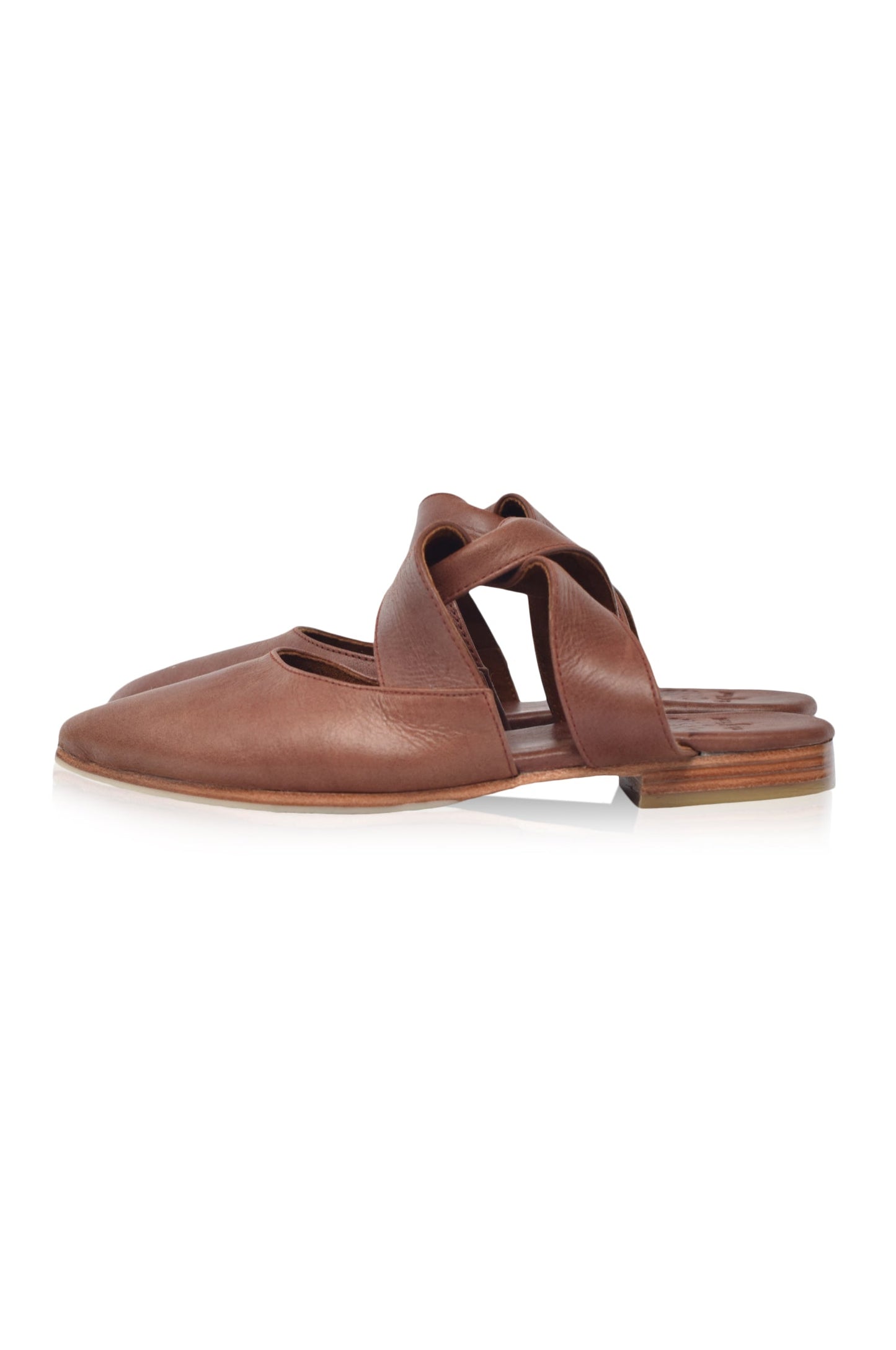 Yolanthe Pointy Toe Leather Mules