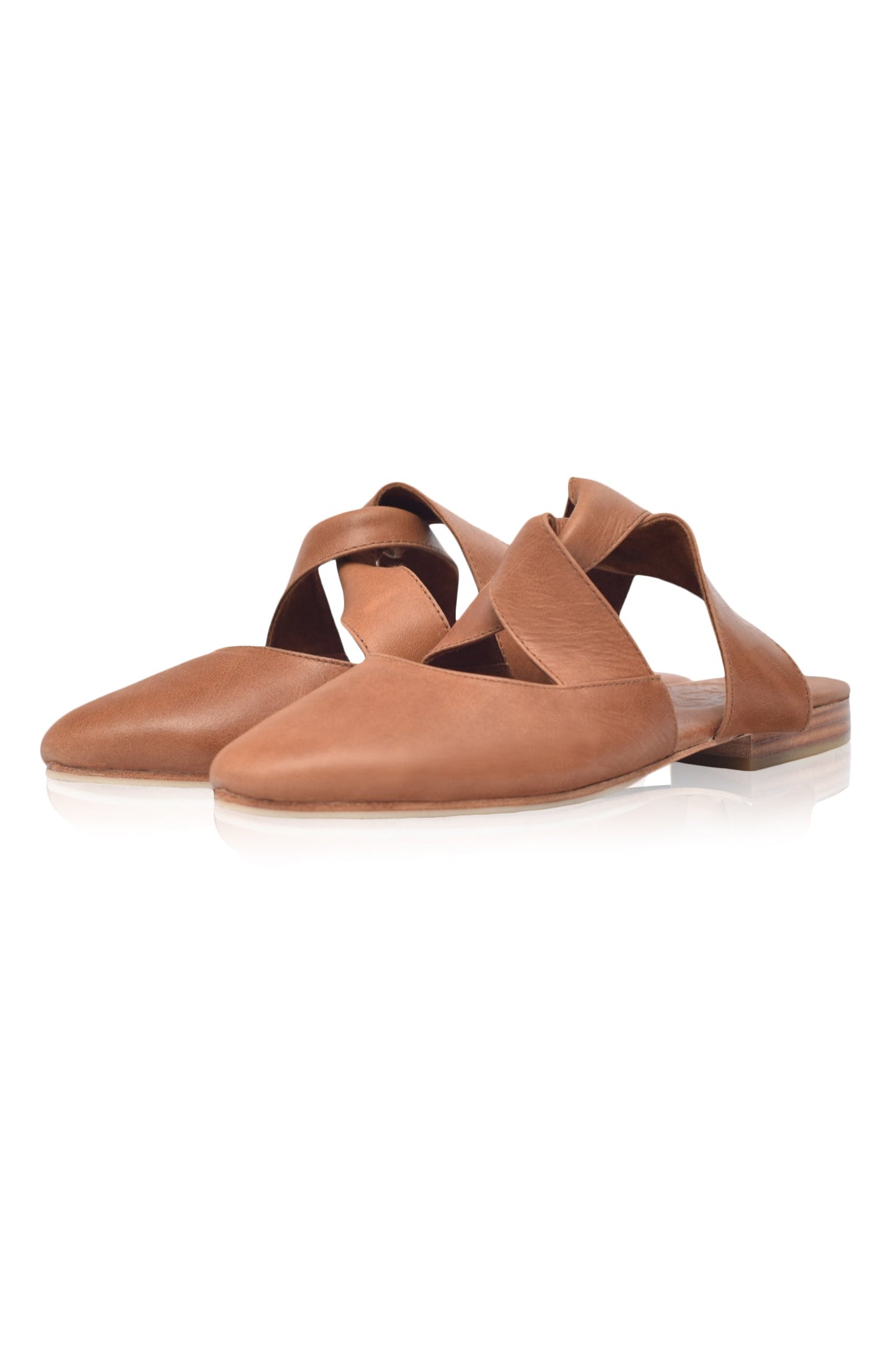 Yolanthe Pointy Toe Leather Mules