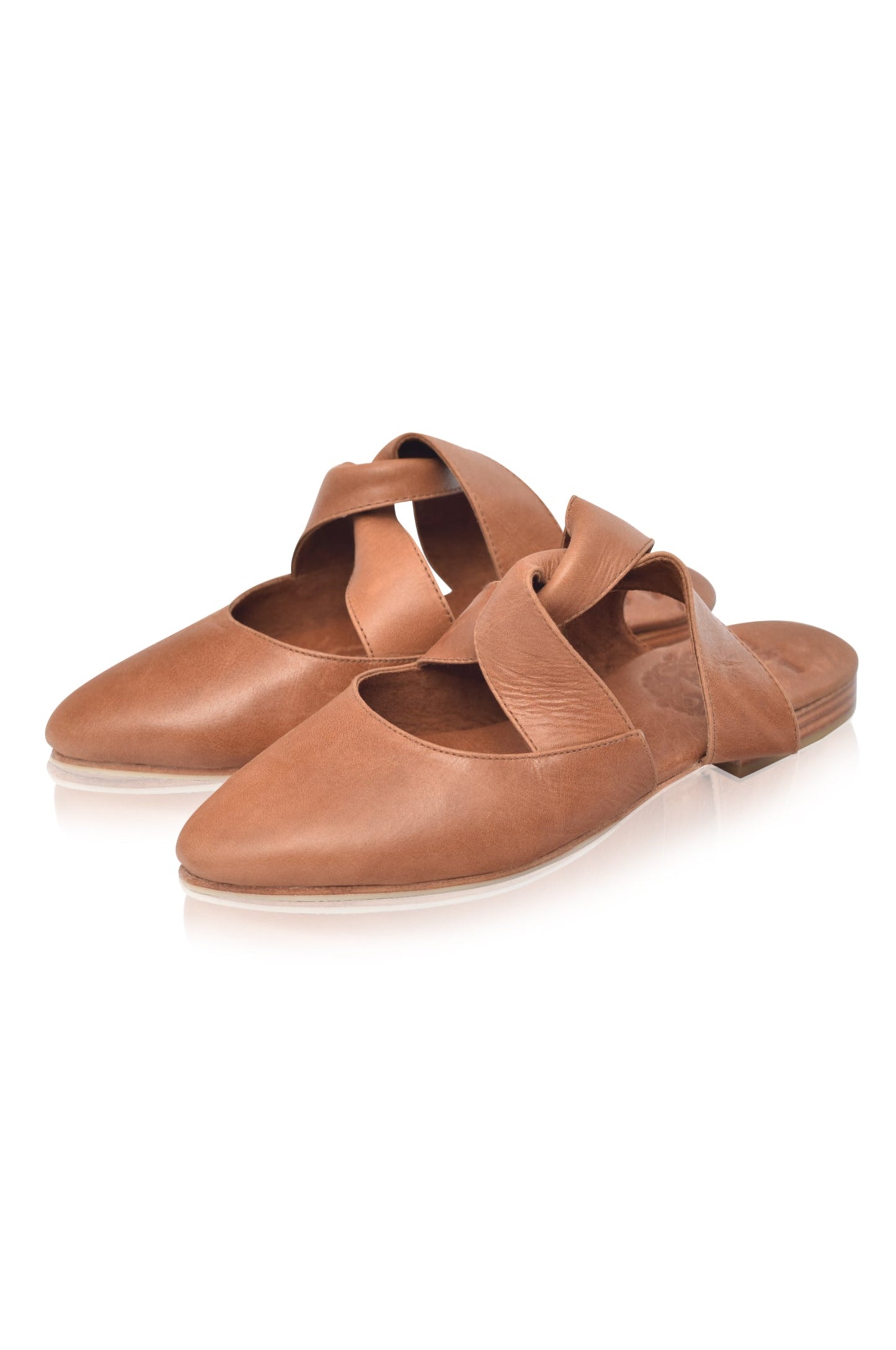 Yolanthe Pointy Toe Leather Mules